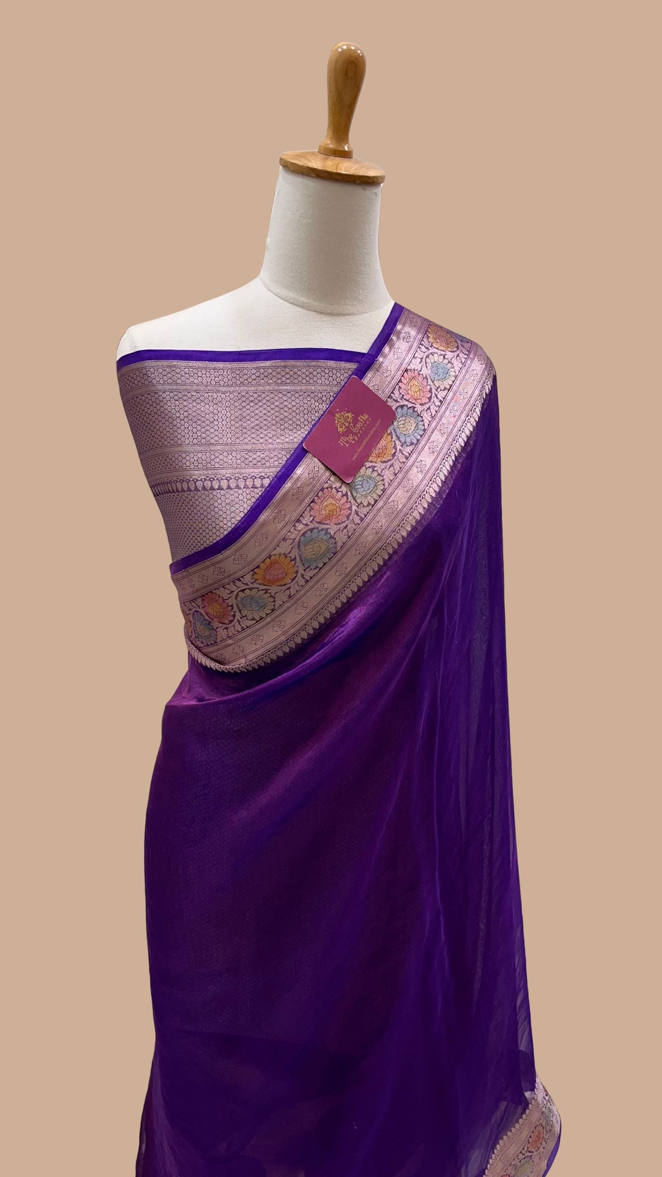 Pure Kora Tissue Silk Banarasi Saree