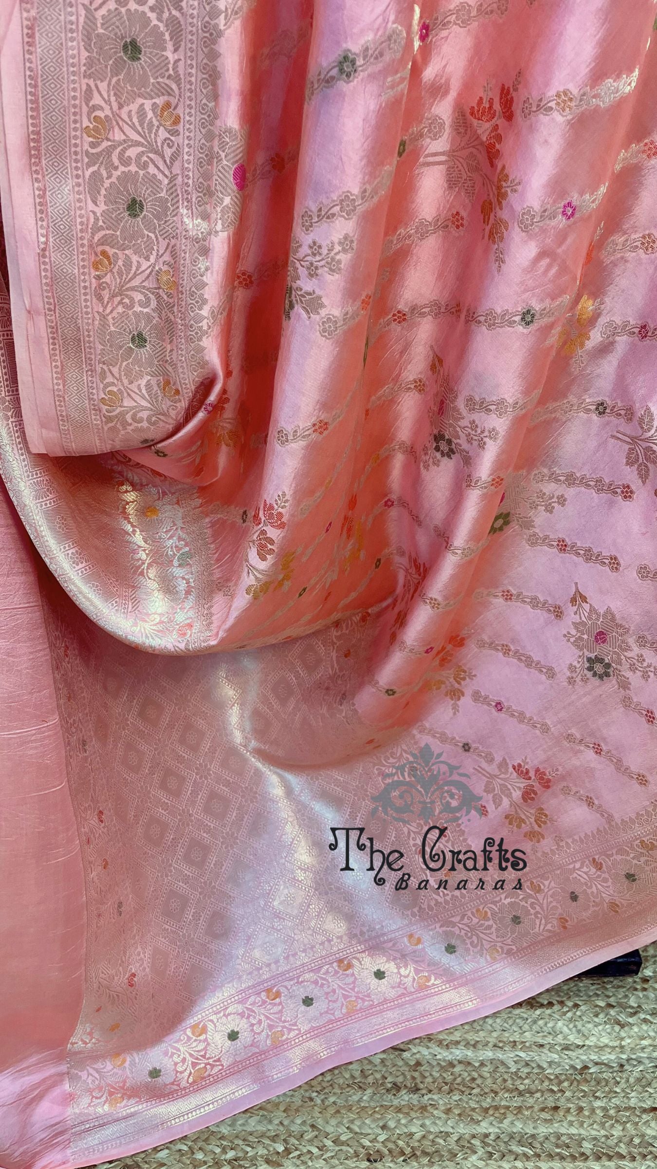Pure Mango Silk Banarasi Saree