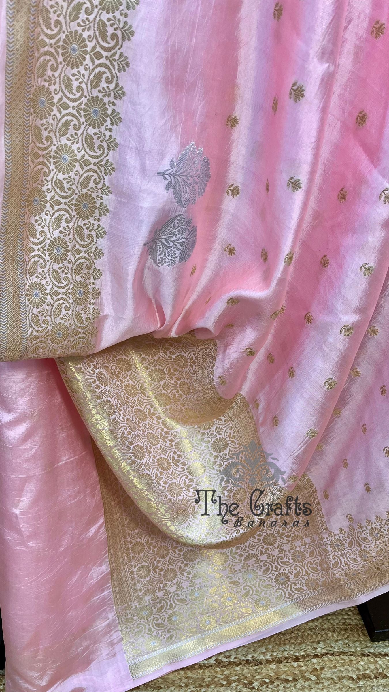 Pure Mango Silk Handloom Banarasi Saree