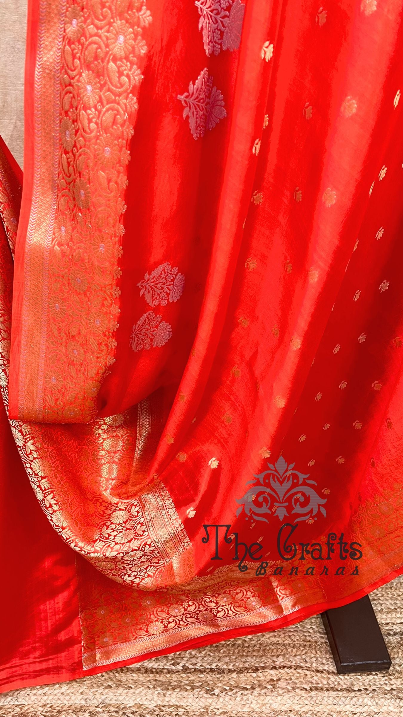 Pure Mango Silk Handloom Banarasi Saree