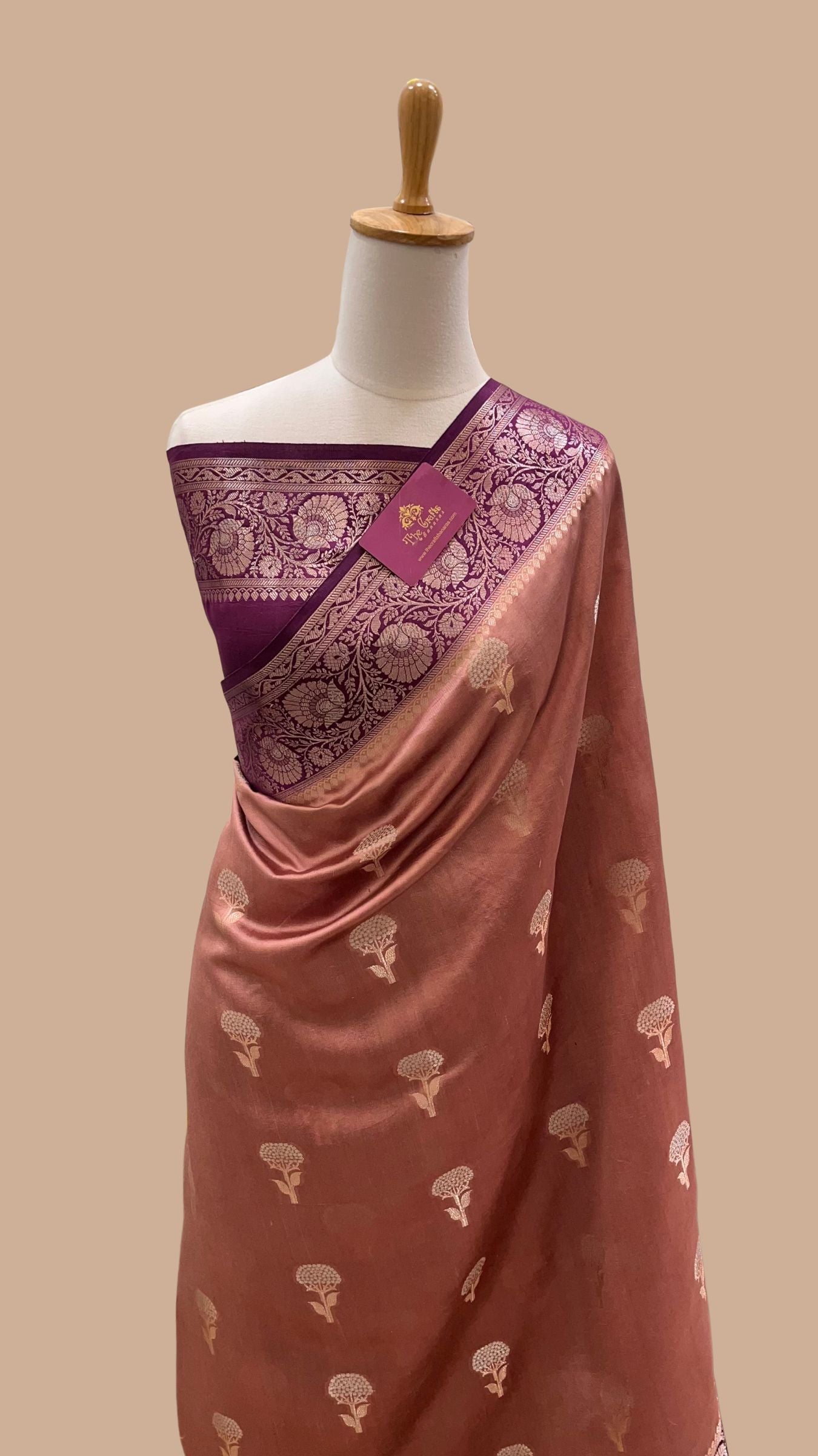 Pure Mango Silk Banarasi Saree
