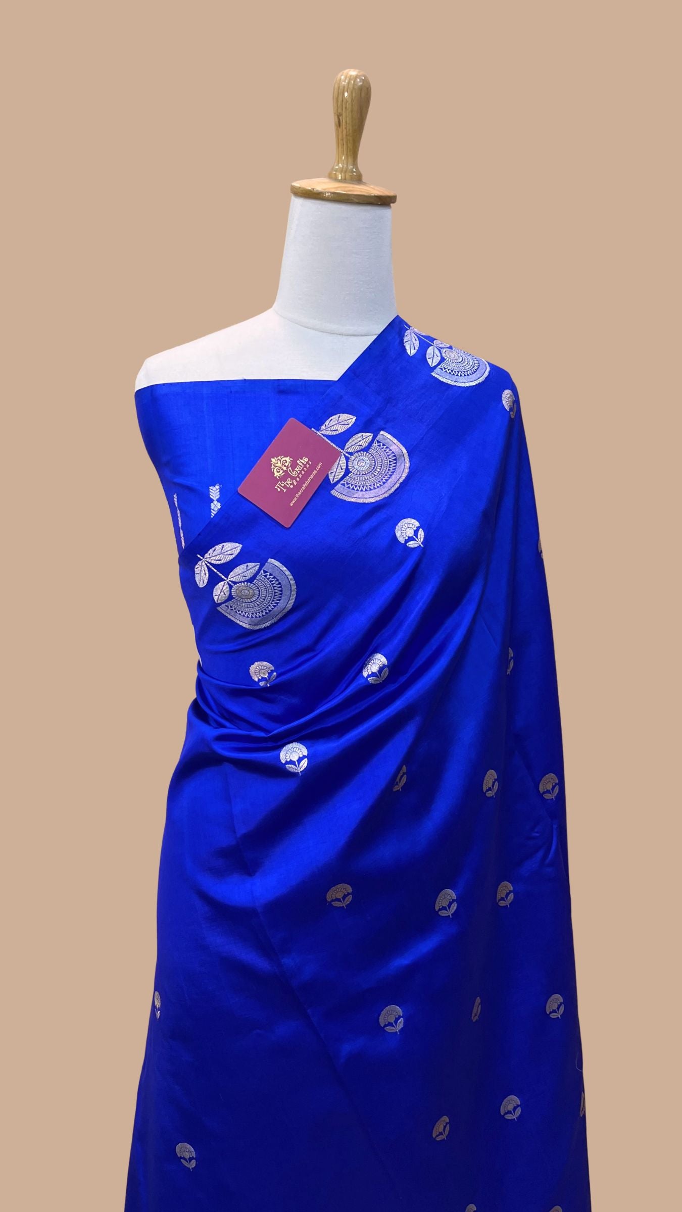 Pure Mango Silk Handloom Banarasi Saree - Sona Roopa