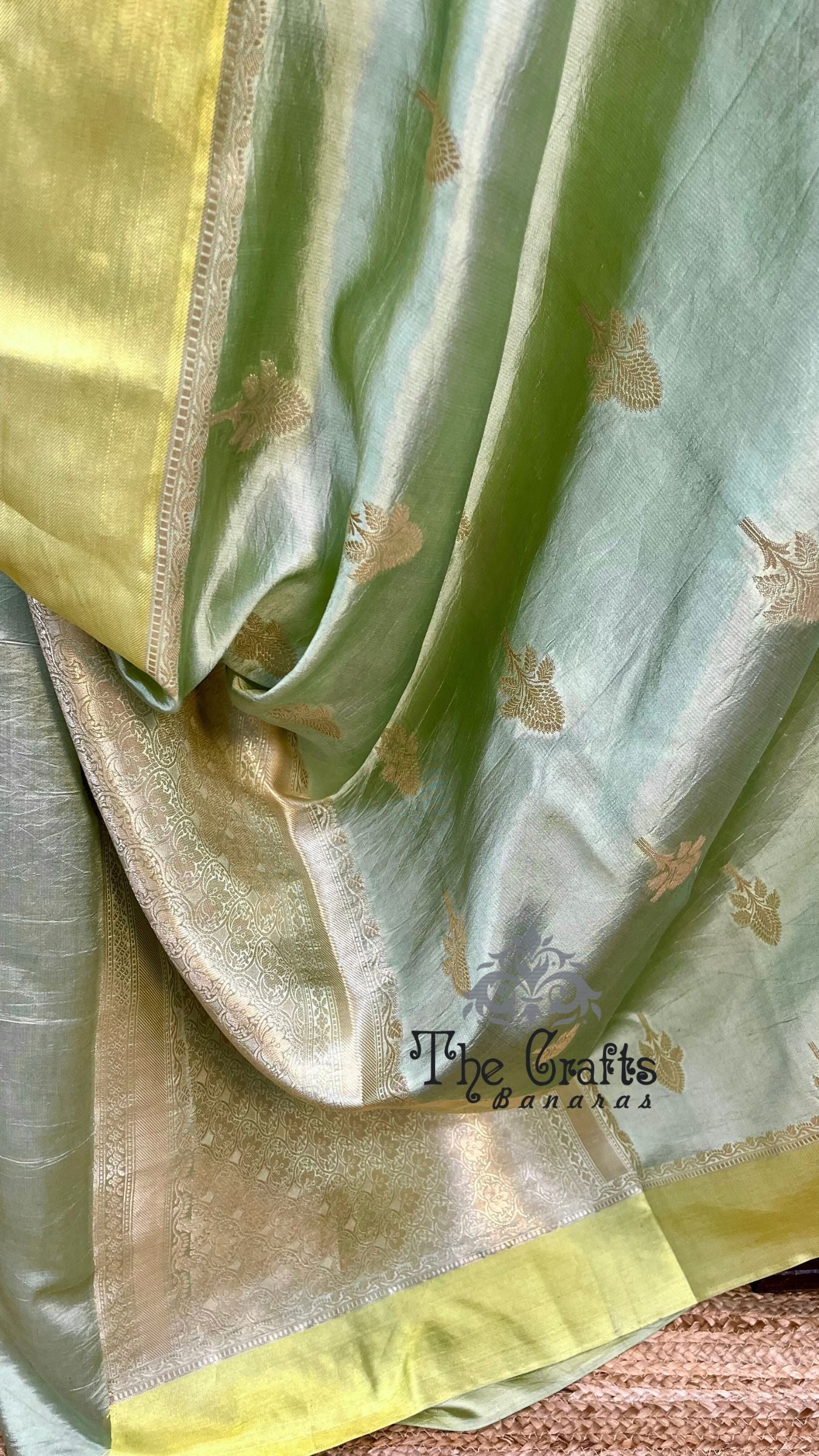Pure Mango Silk Banarasi Saree