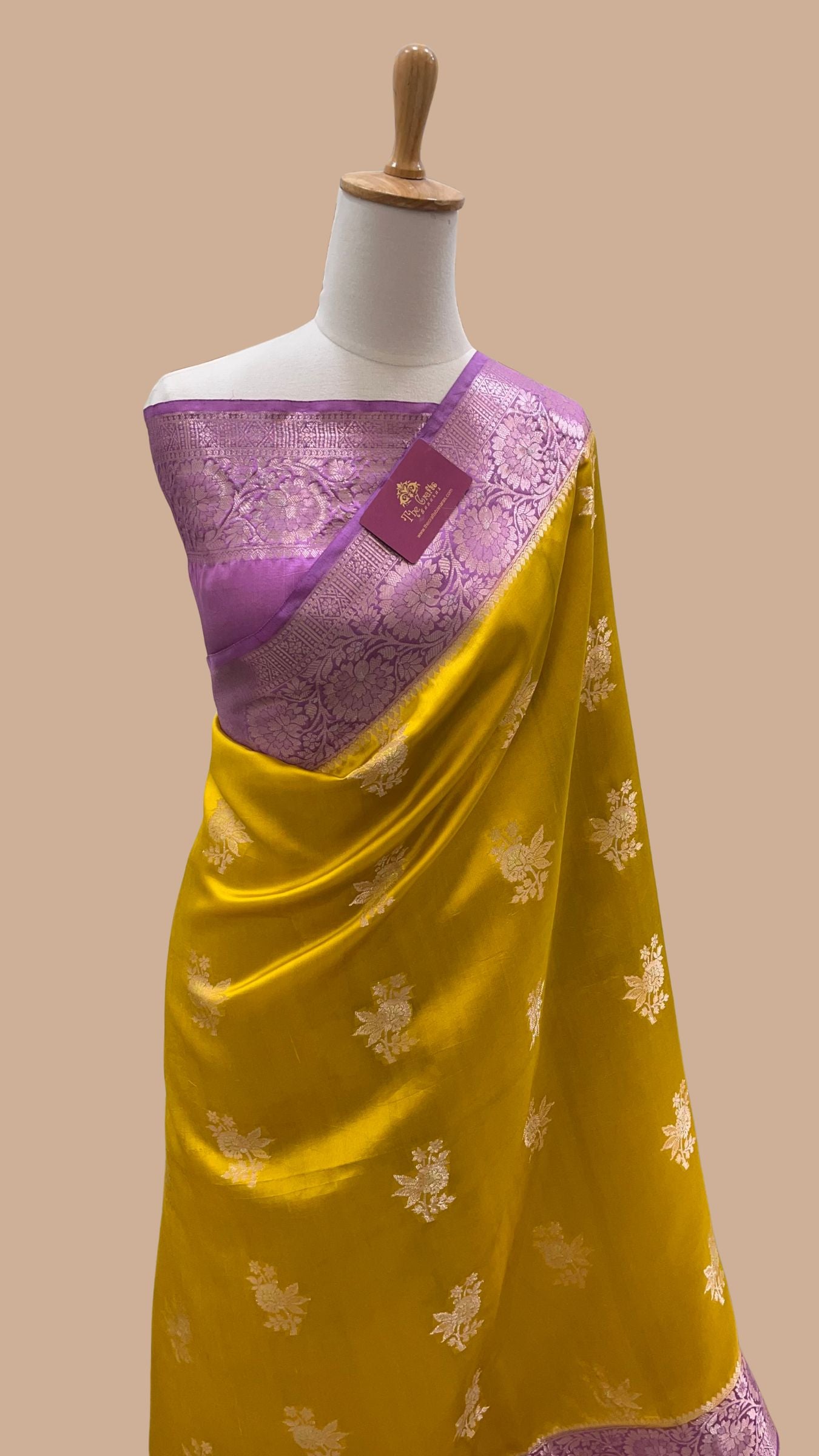 Pure Mango Silk Banarasi Saree