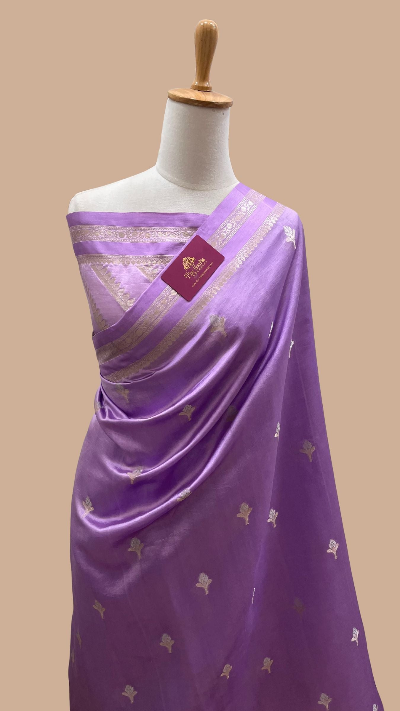 Pure Mango Silk Handloom Banarasi Saree