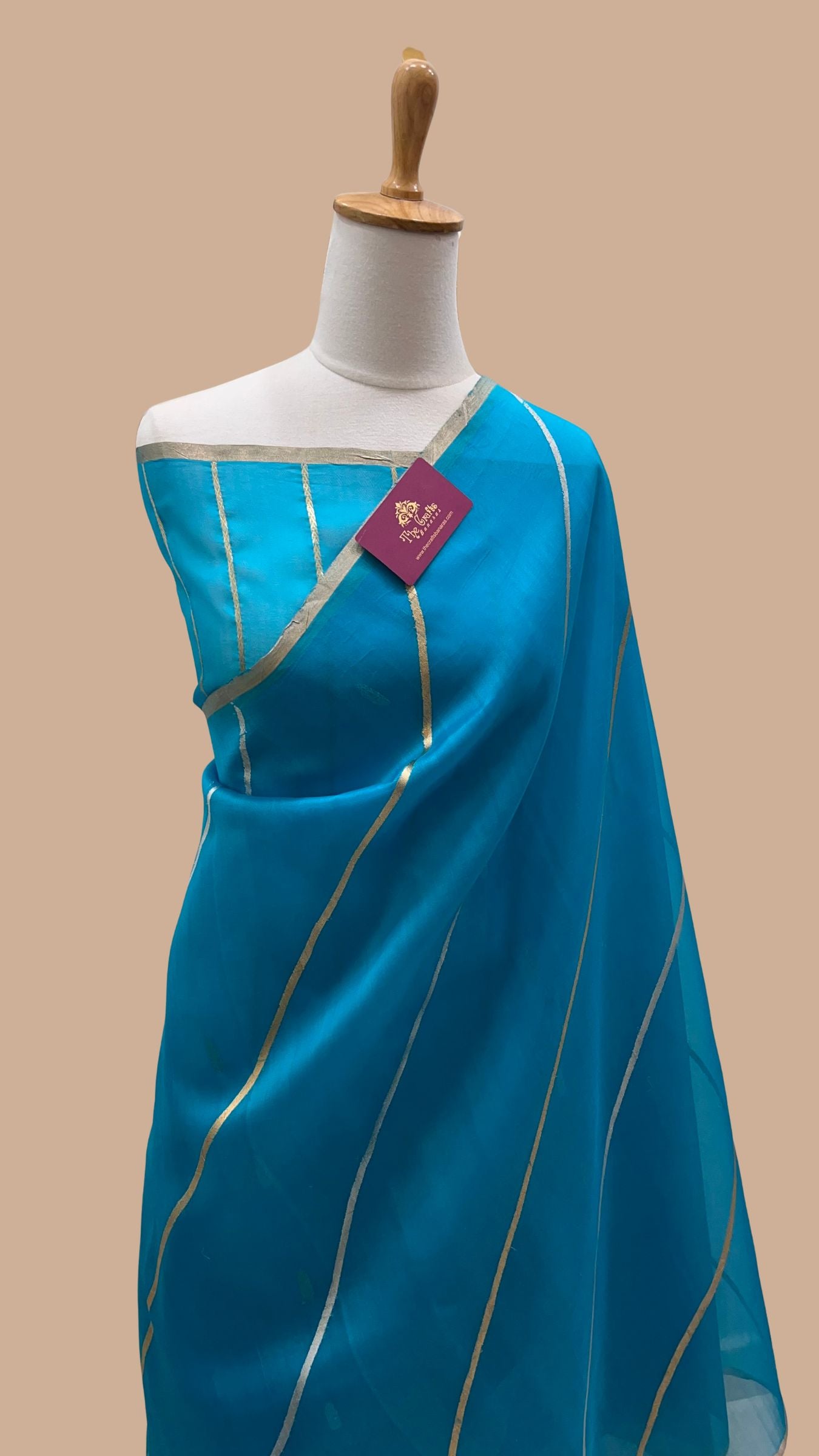 Pure Kora Silk Handloom Banarasi Saree