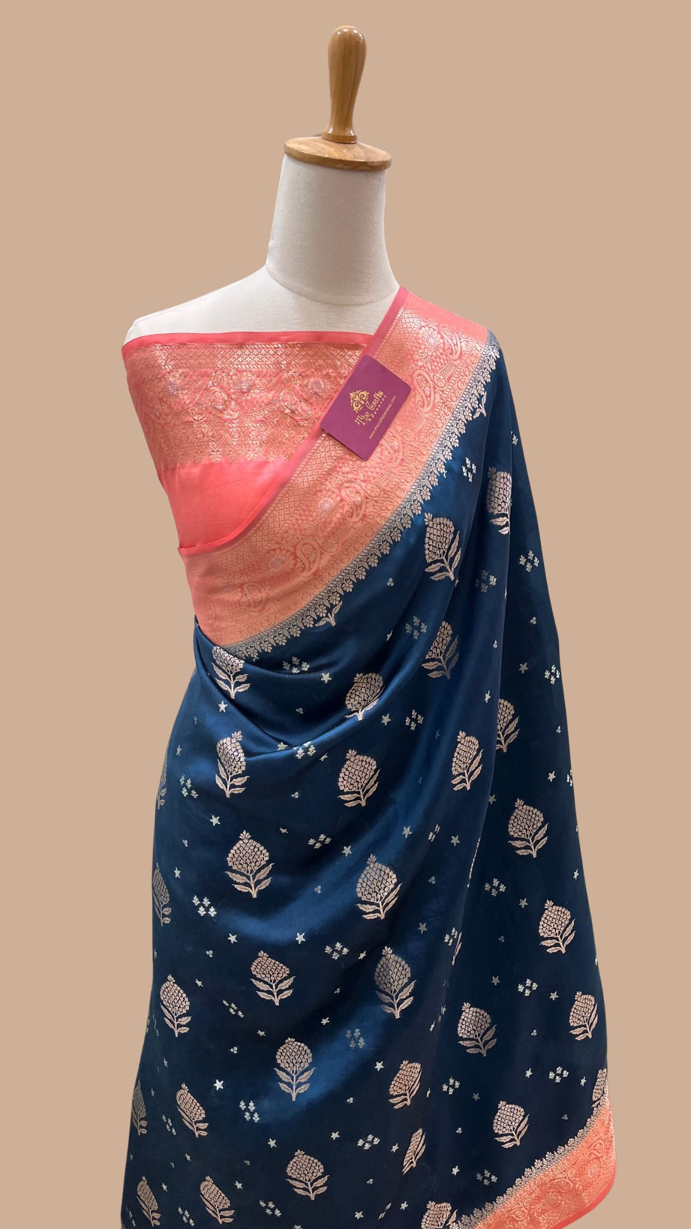 Pure Mango Silk Banarasi Saree
