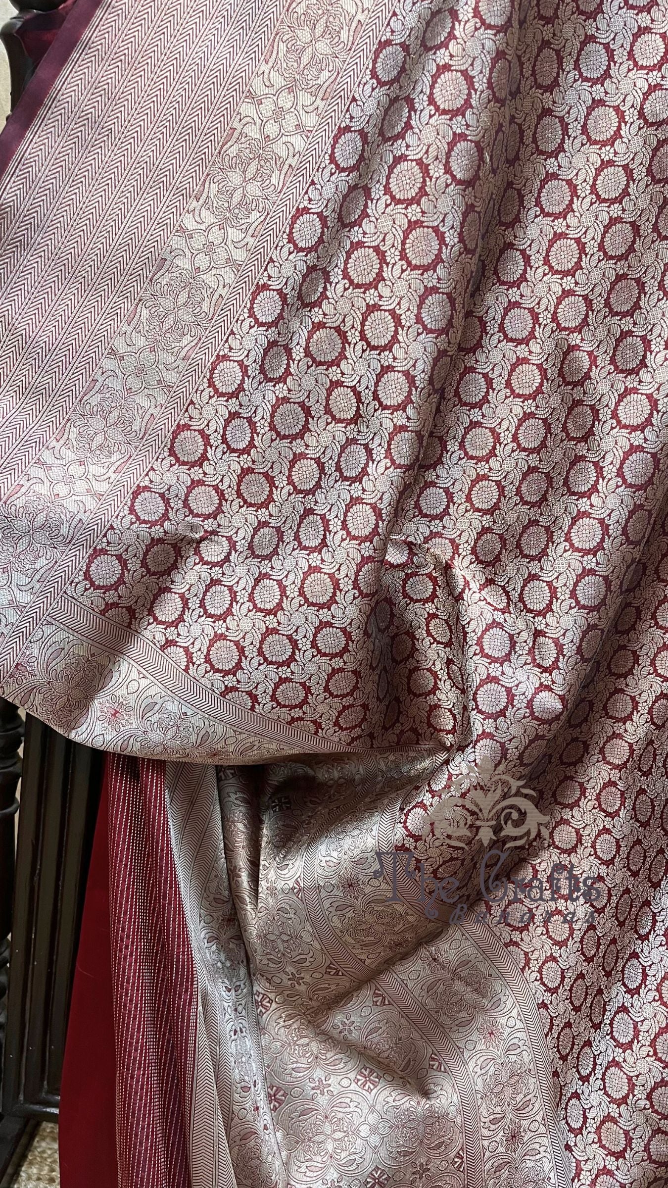 Pure Katan Silk Handloom Banarasi Saree - Tanchui Brocade