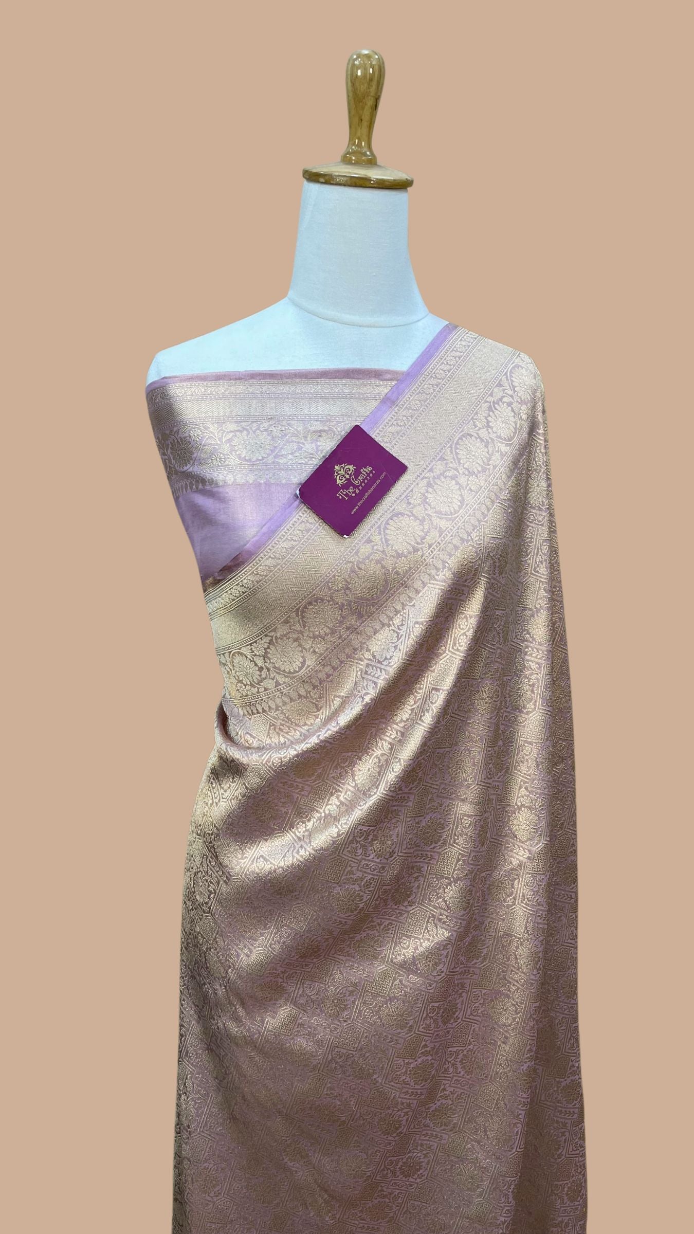 Pure Katan Silk Handloom Banarasi Saree - Tanchui Brocade