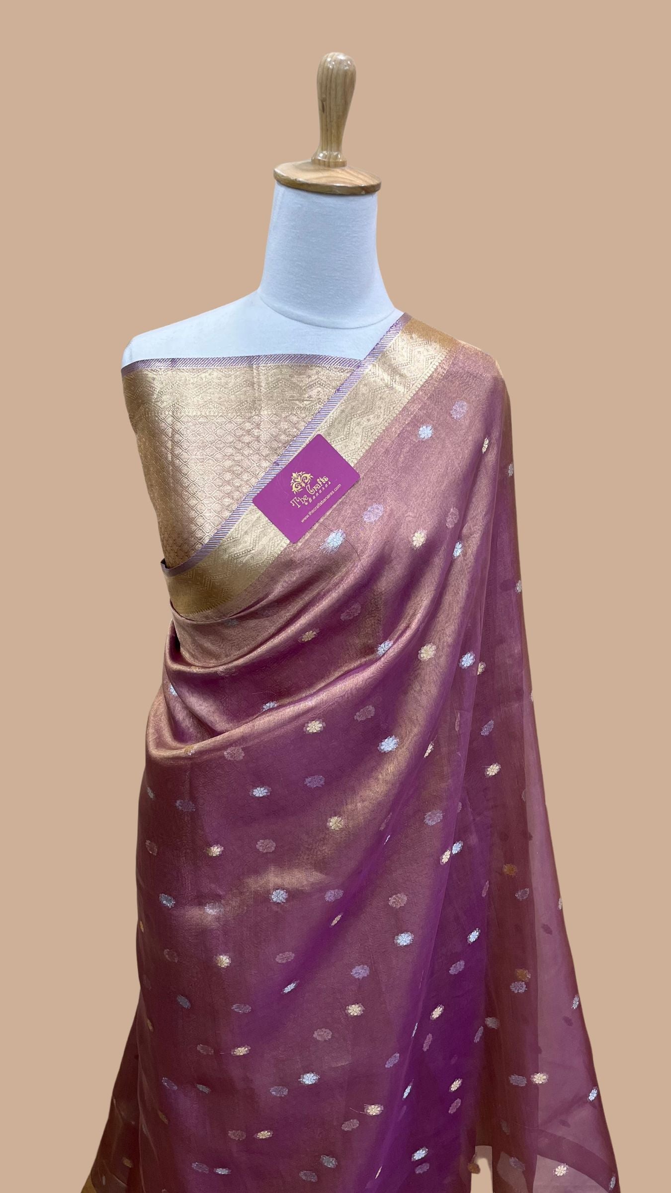 Pure Kora Tissue Silk Banarasi Saree