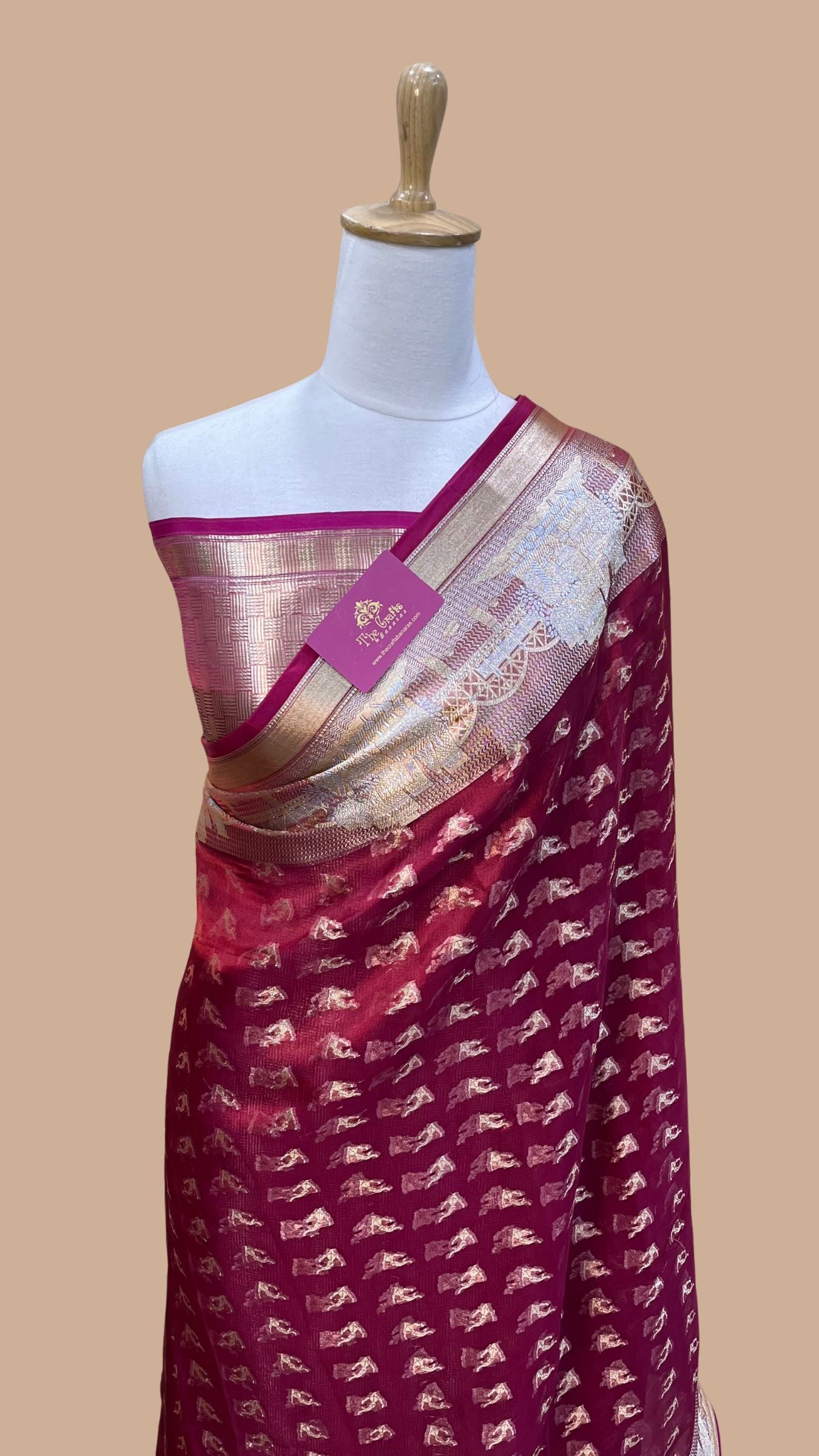 Pure Kora Tissue Silk Banarasi Saree