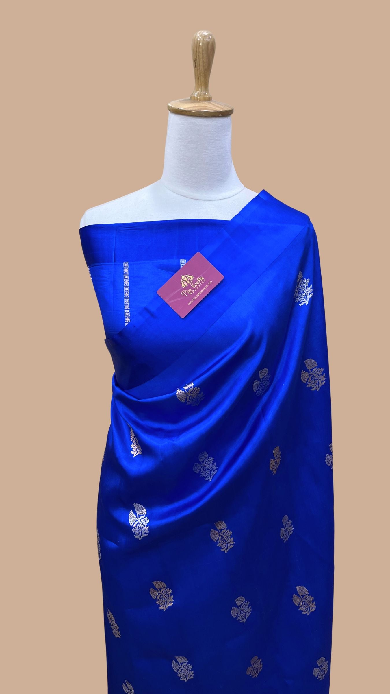 Pure  Mango Silk Handloom Banarasi Saree