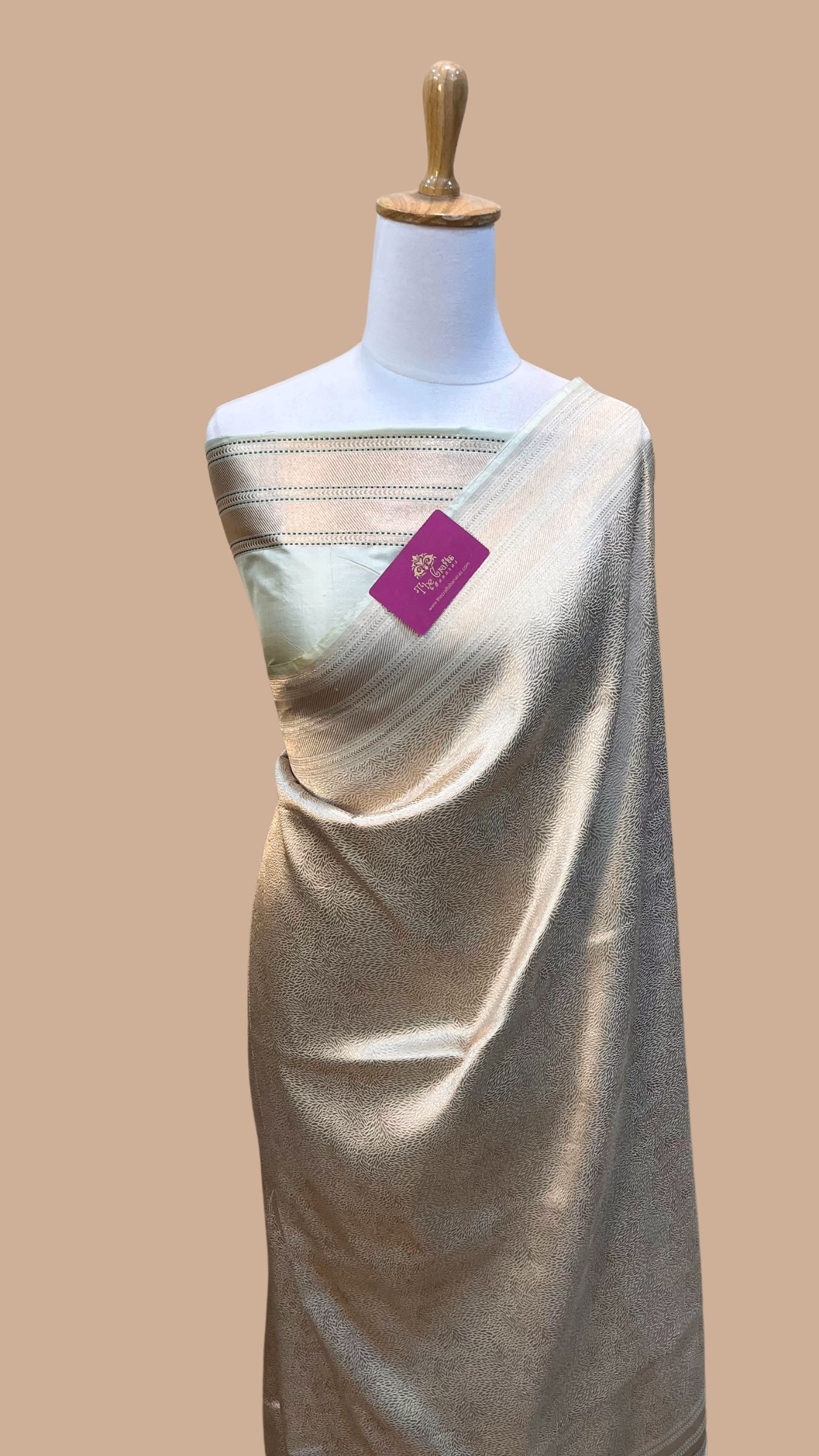 Pure Katan Silk Handloom Banarasi Saree - Tanchui Brocade