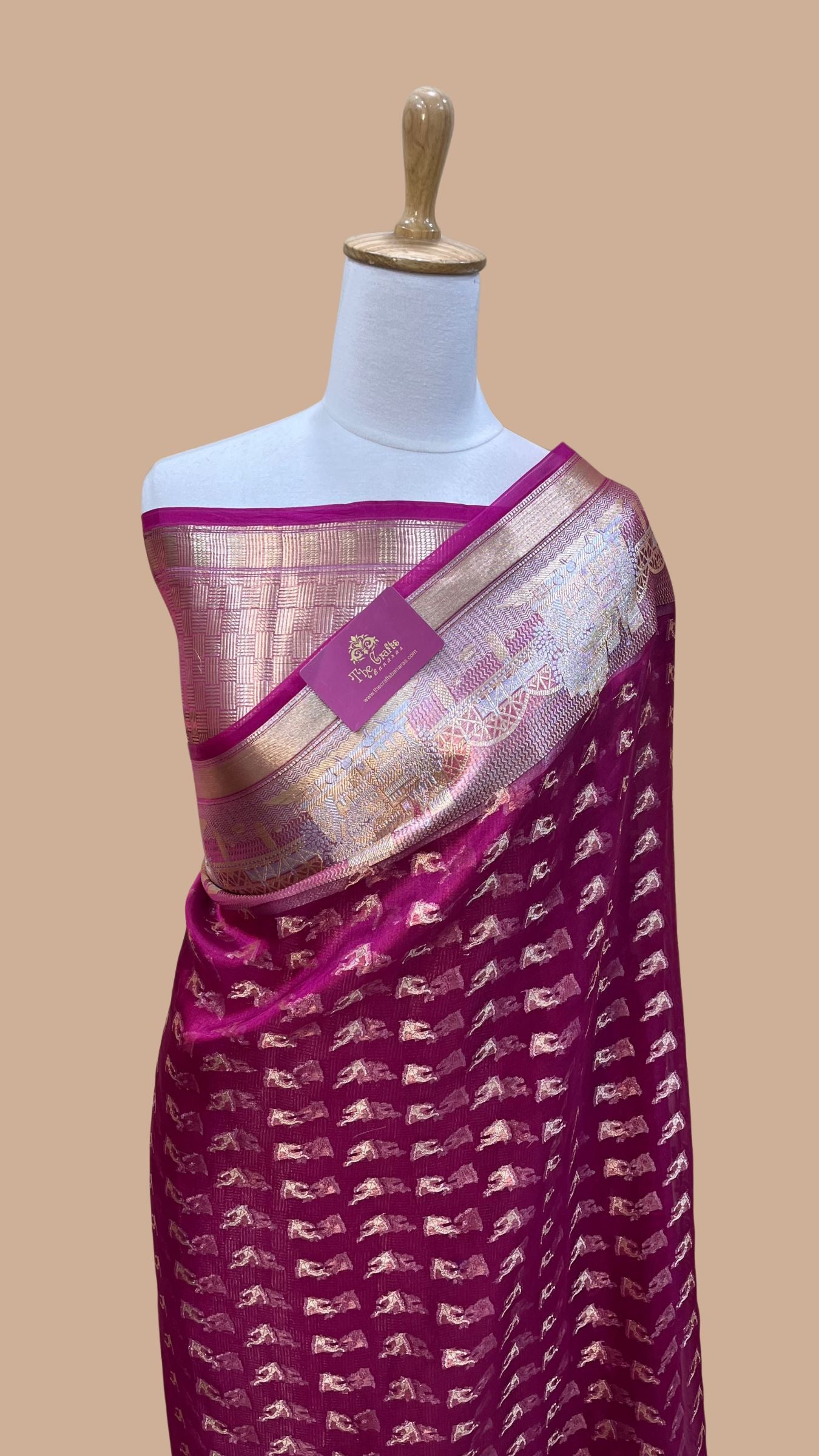 Pure Kora Tissue Silk Banarasi Saree