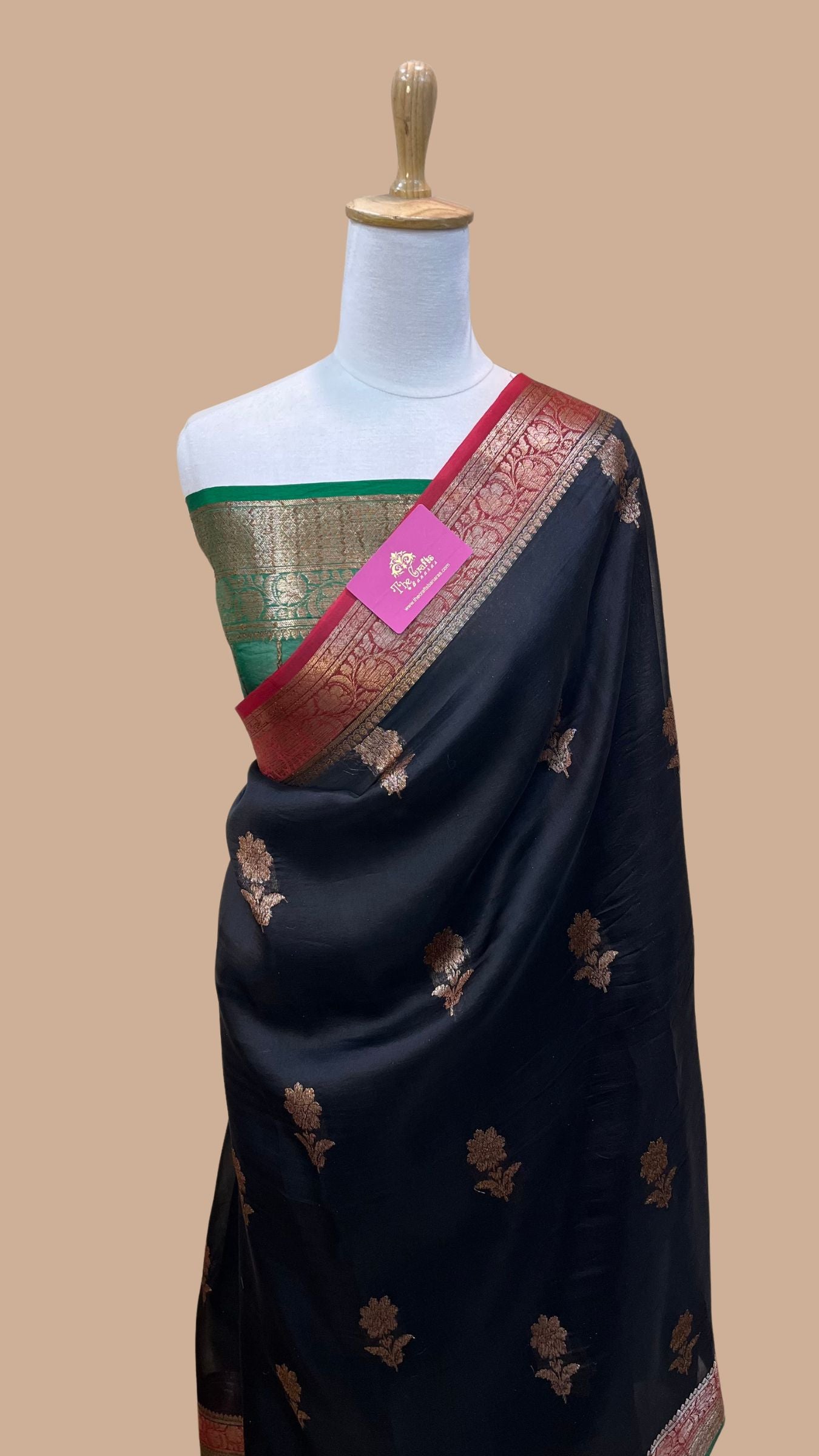 Pure Kora Silk Handloom Banarasi Saree