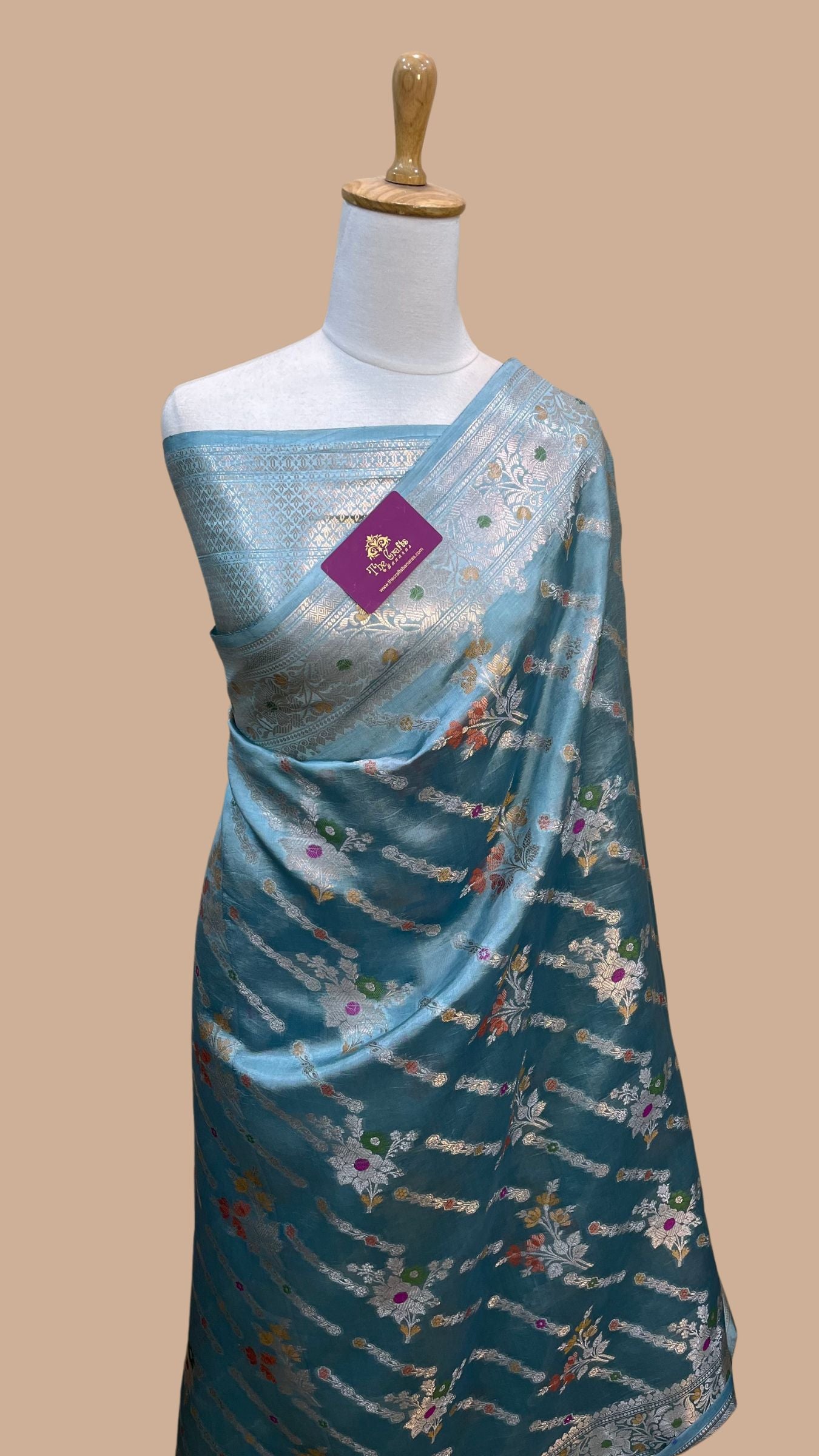 Pure Mango Silk Banarasi Saree