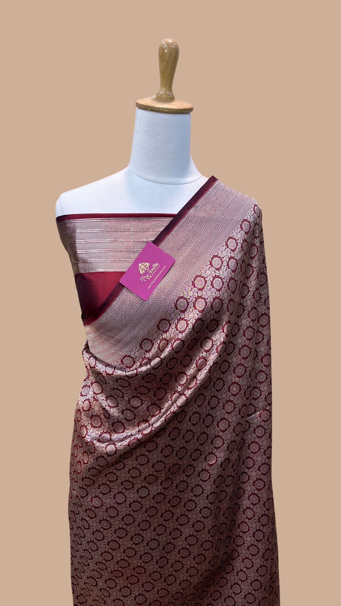 Pure Katan Silk Handloom Banarasi Saree - Tanchui Brocade