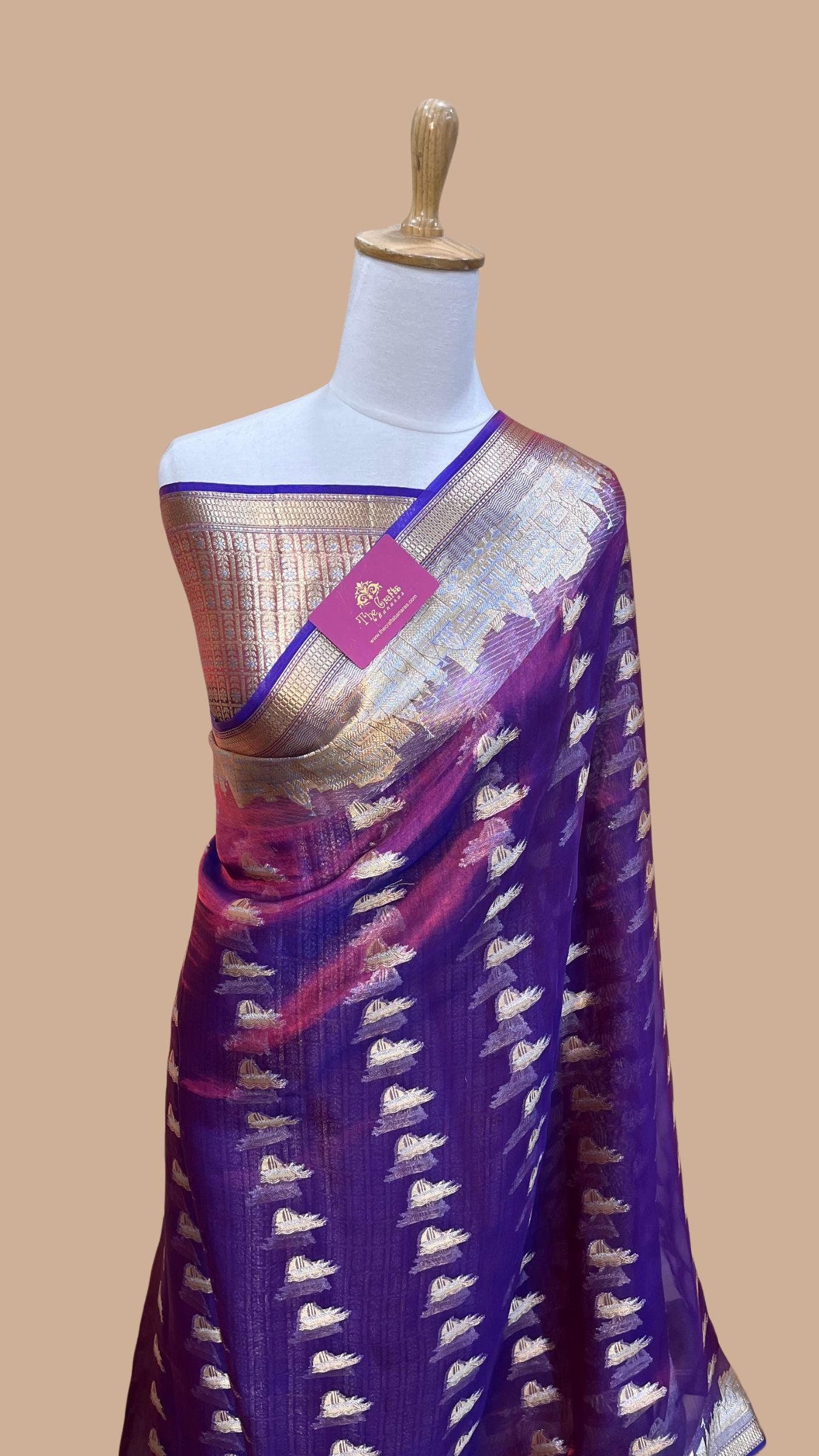 Pure Kora Tissue Silk Banarasi Saree