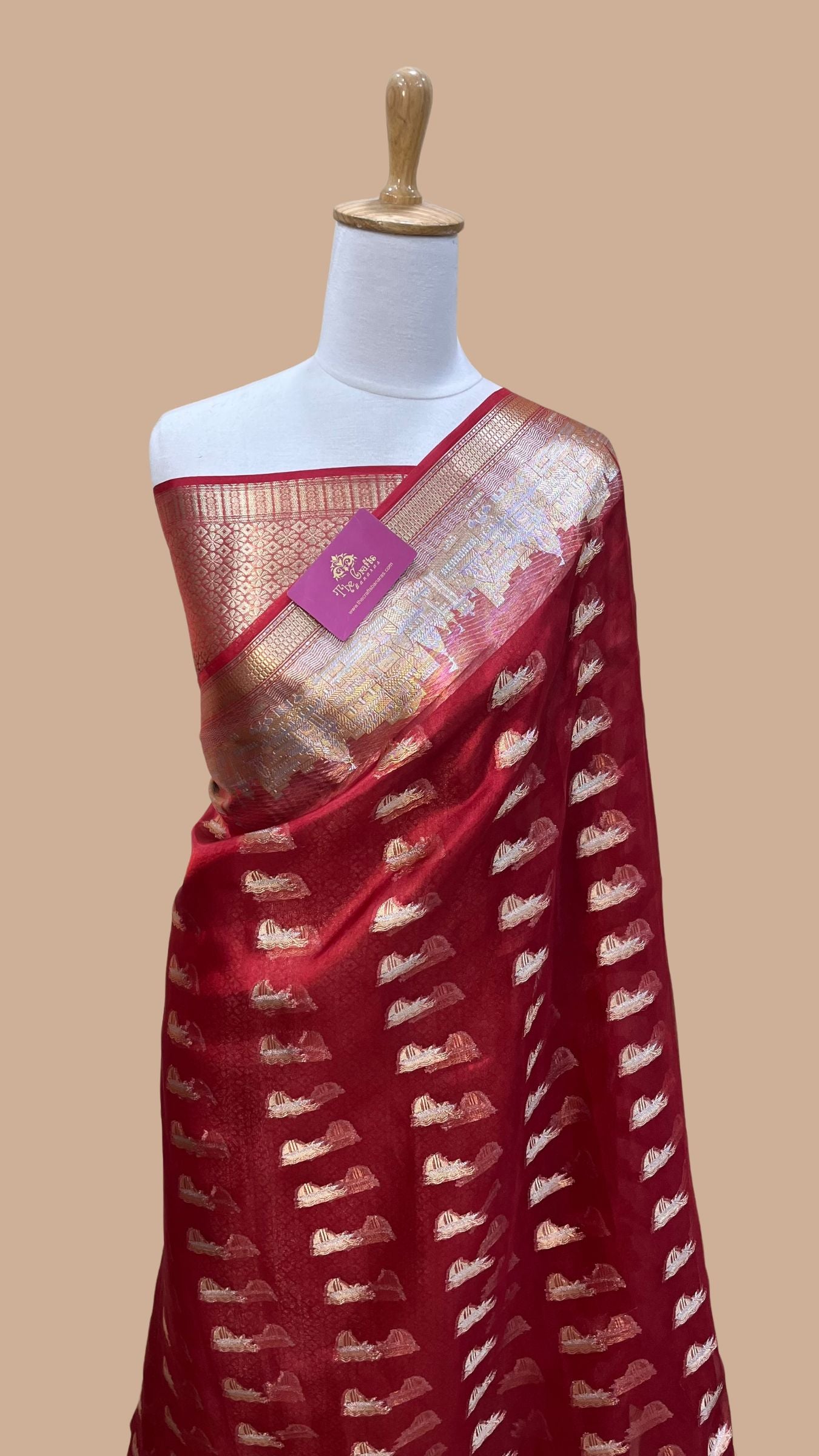 Pure Kora Tissue Silk Banarasi Saree