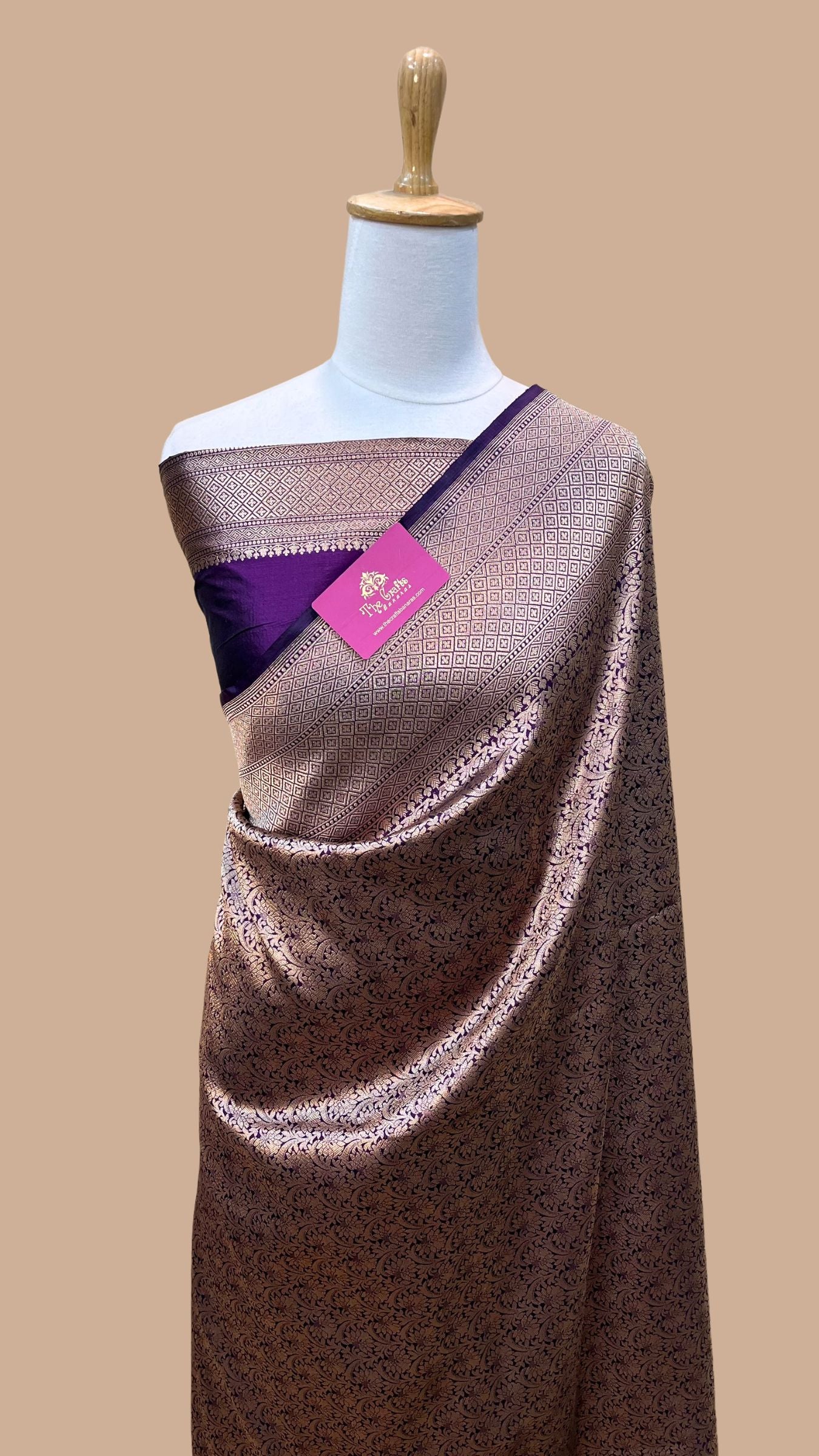 Pure Katan Silk Handloom Banarasi Saree - Tanchui Brocade