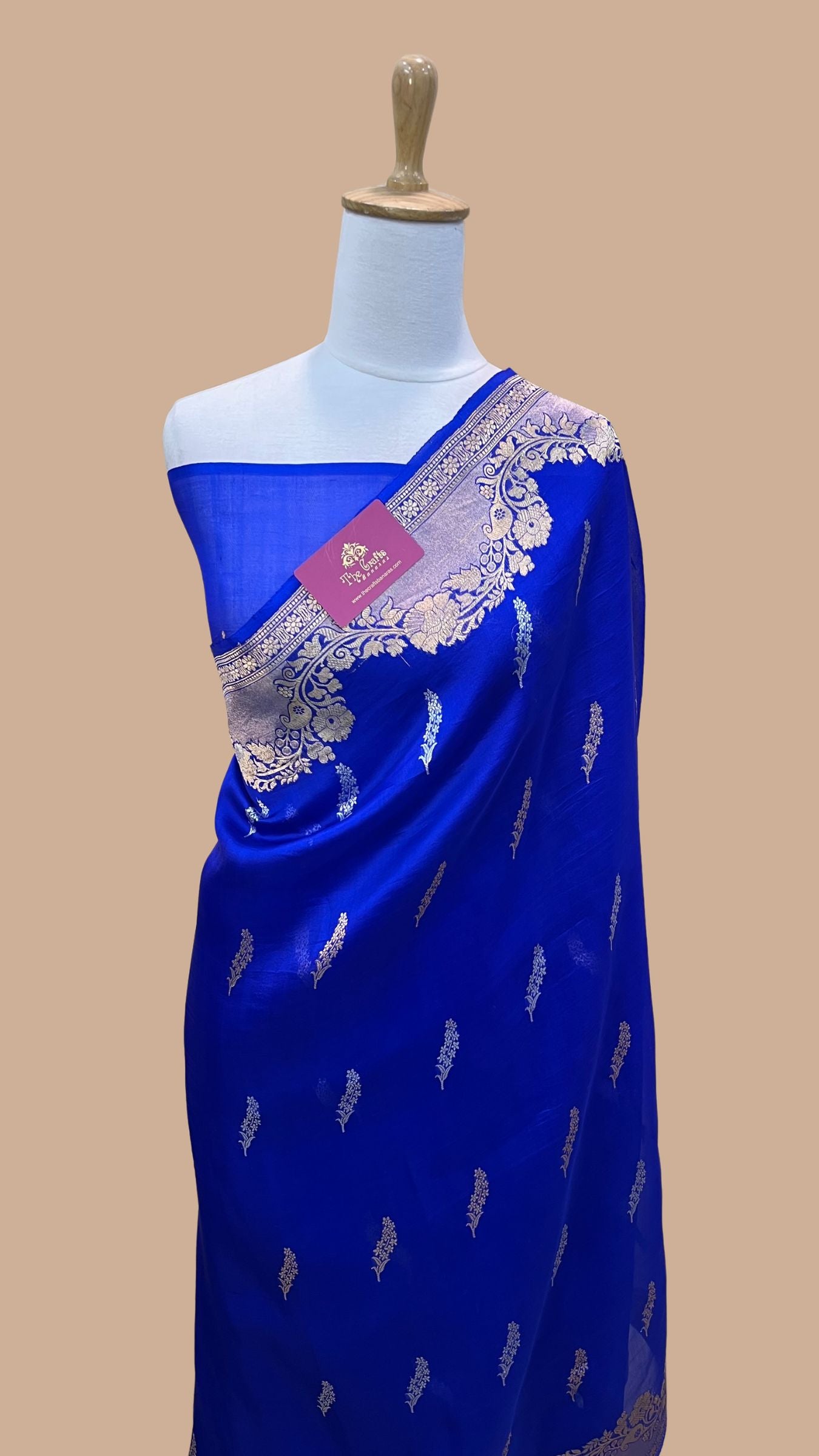 Pure Kora Silk Handloom Banarasi Saree