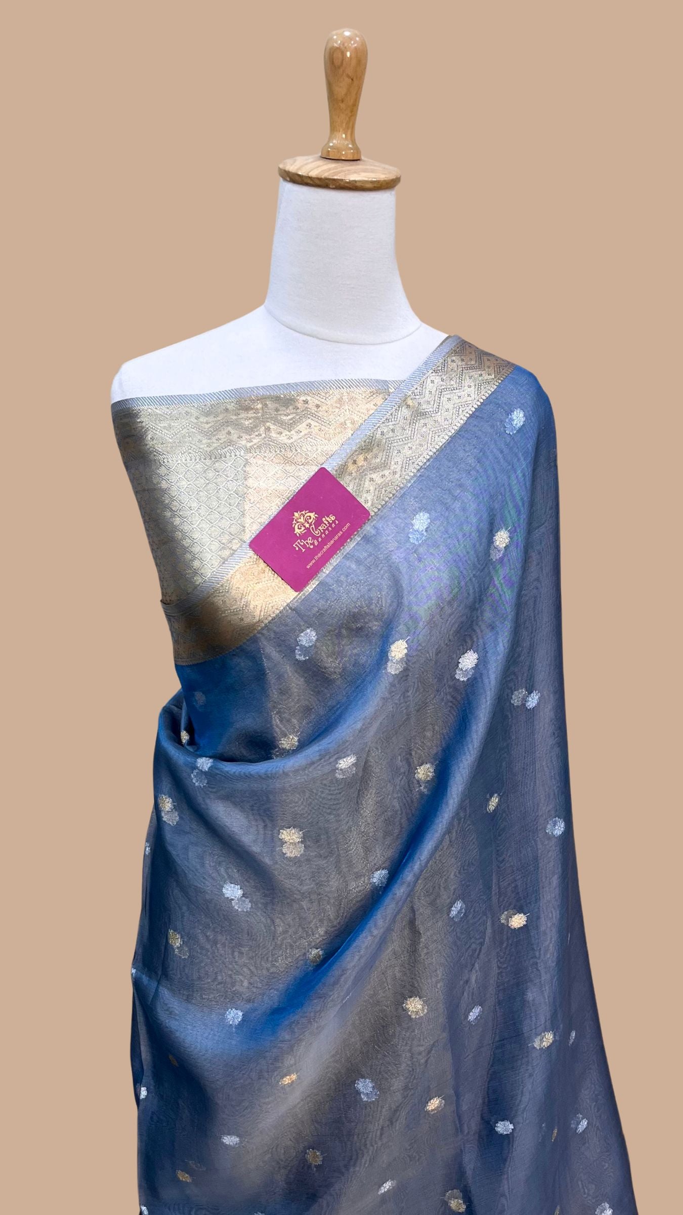 Pure Kora Tissue Silk Banarasi Saree