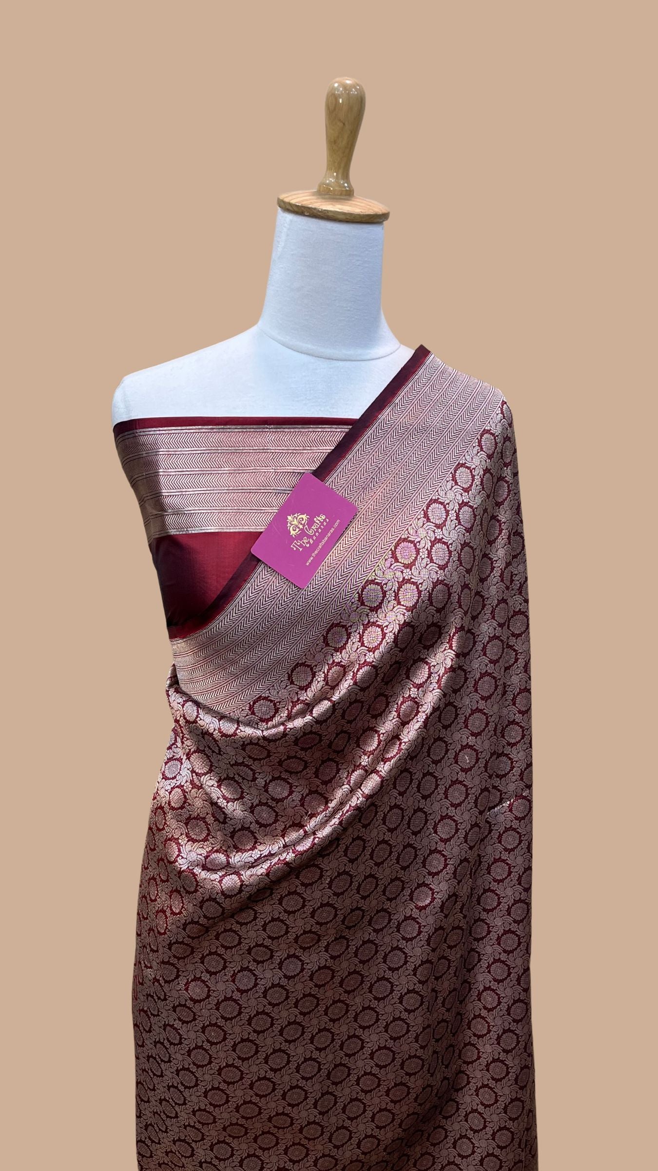 Pure Katan Silk Handloom Banarasi Saree - Tanchui Brocade