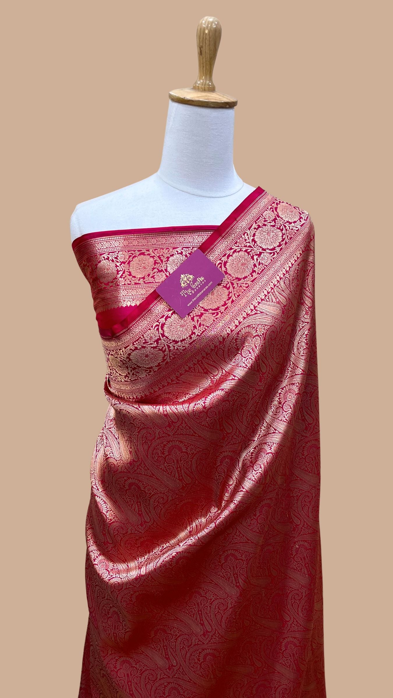 Pure Katan Silk Handloom Banarasi Saree - Tanchui Brocade