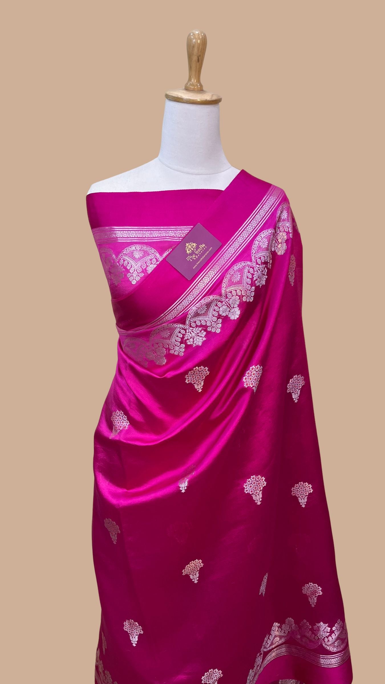 Pure Mango Silk Handloom Banarasi Saree