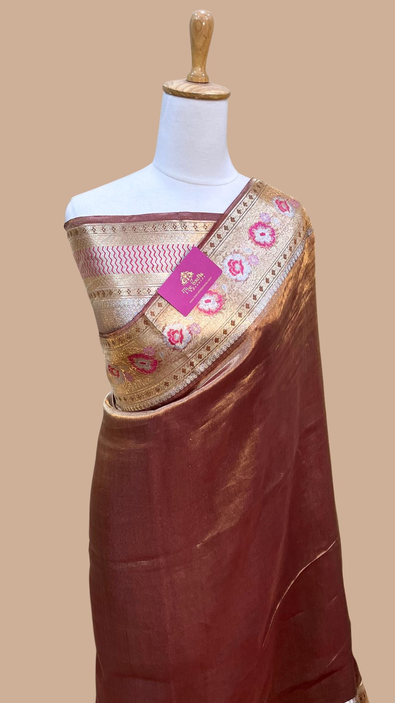 Pure Kora Tissue Silk Banarasi Saree