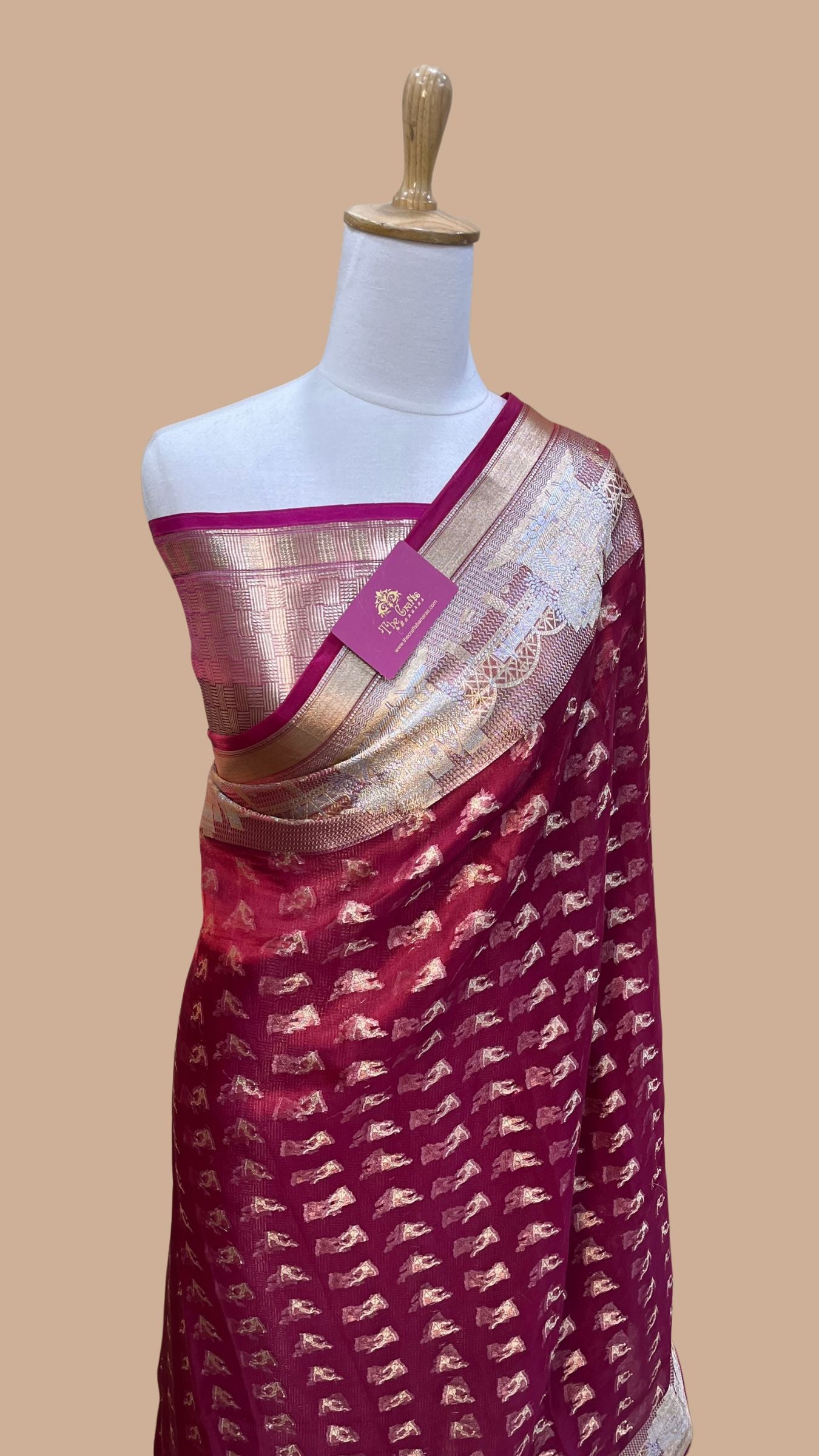 Pure Kora Tissue Silk Banarasi Saree