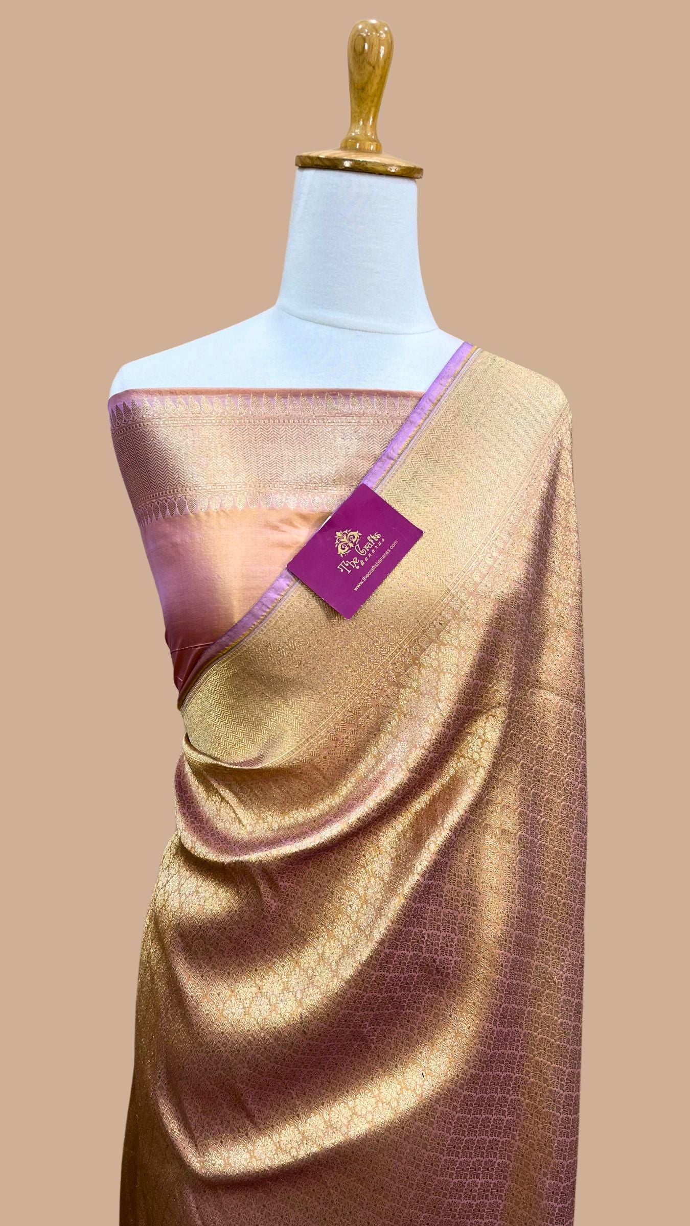Pure Katan Silk Handloom Banarasi Saree - Tanchui Brocade