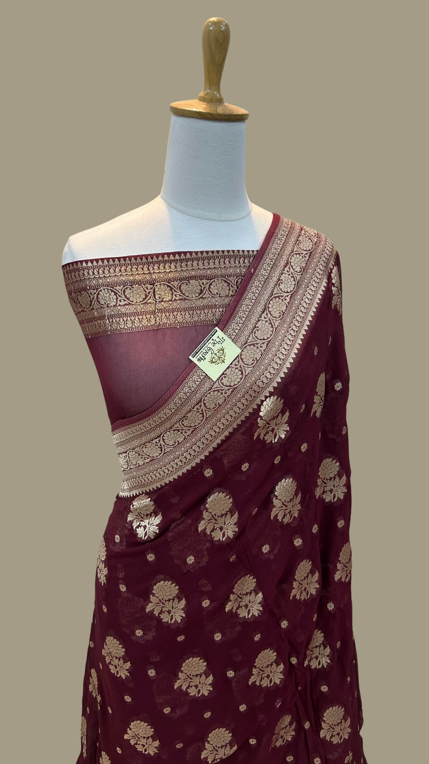 Pure Viscose Georgette Banarasi Saree