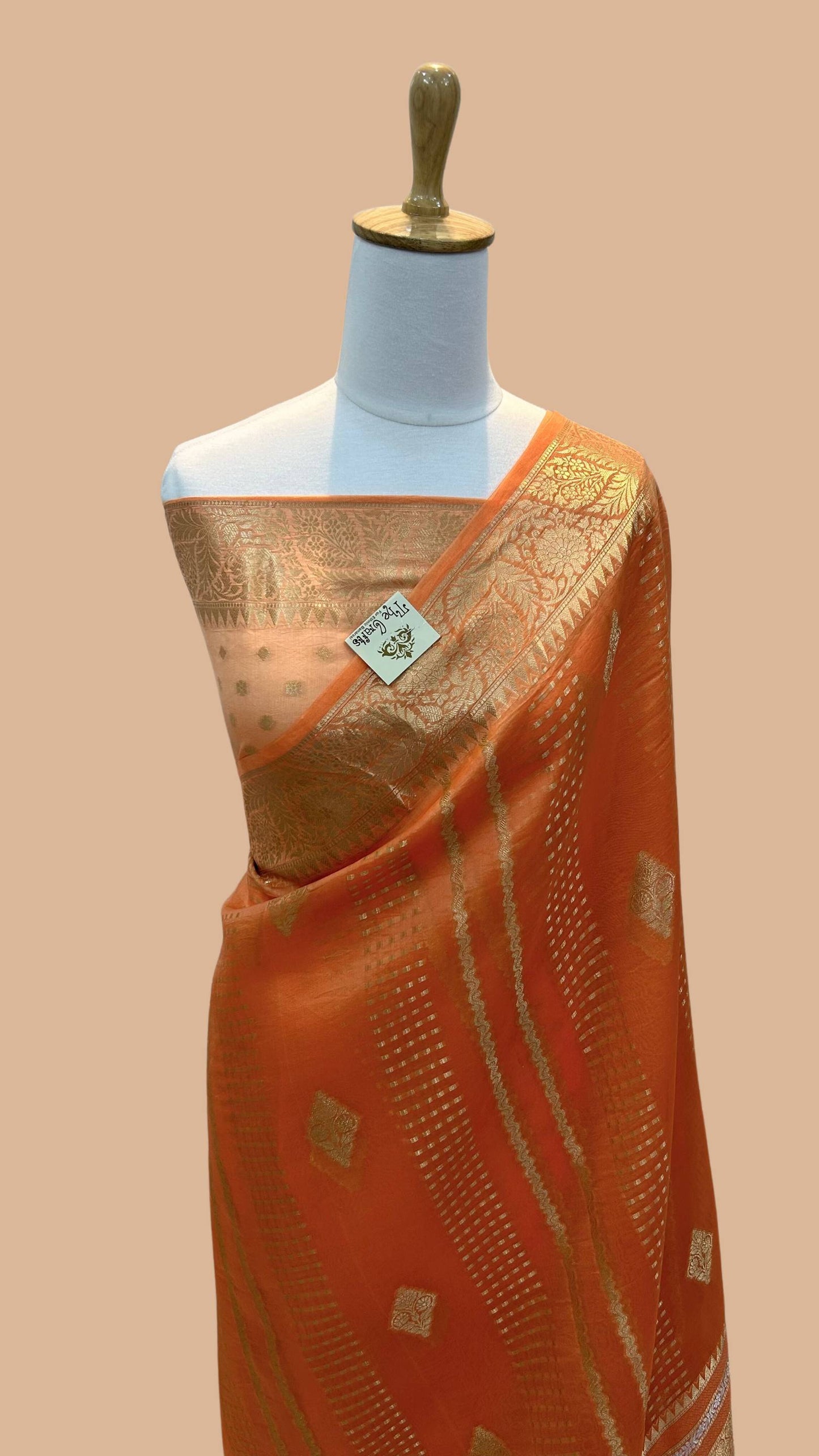Pure Kora Silk Handloom Banarasi Saree