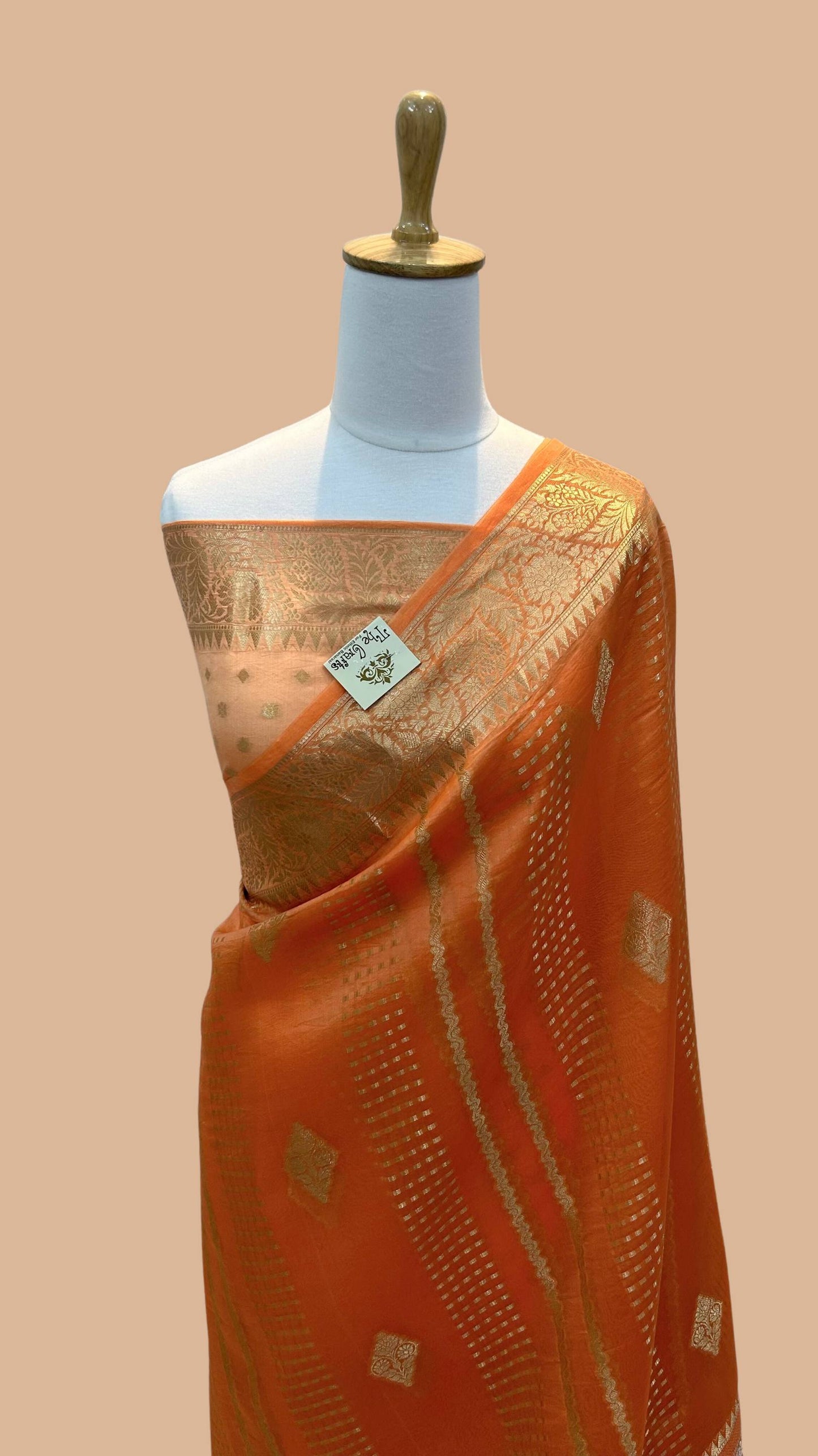 Pure Kora Silk Handloom Banarasi Saree