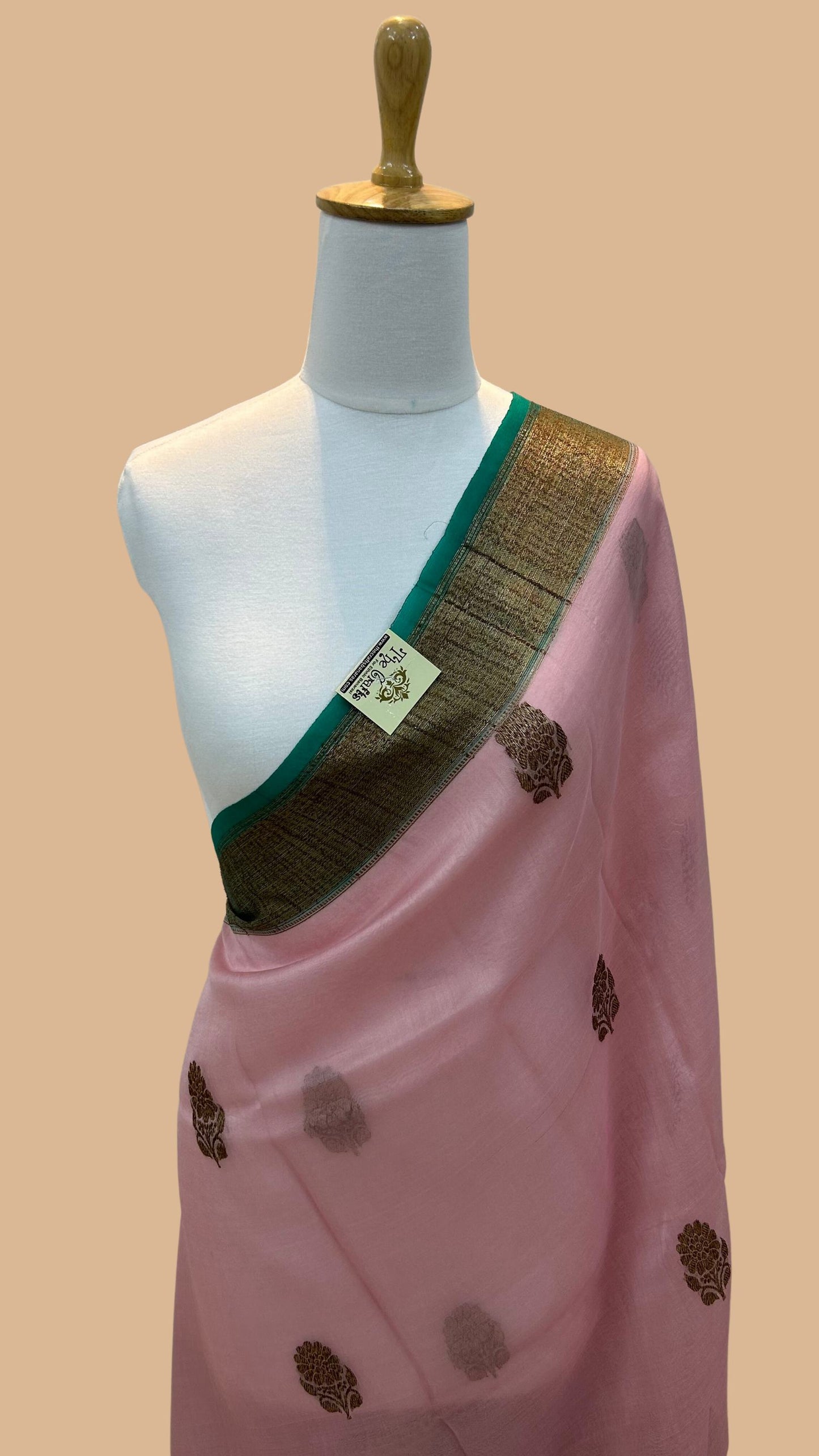 Pure Kora Silk Handloom Banarasi Saree