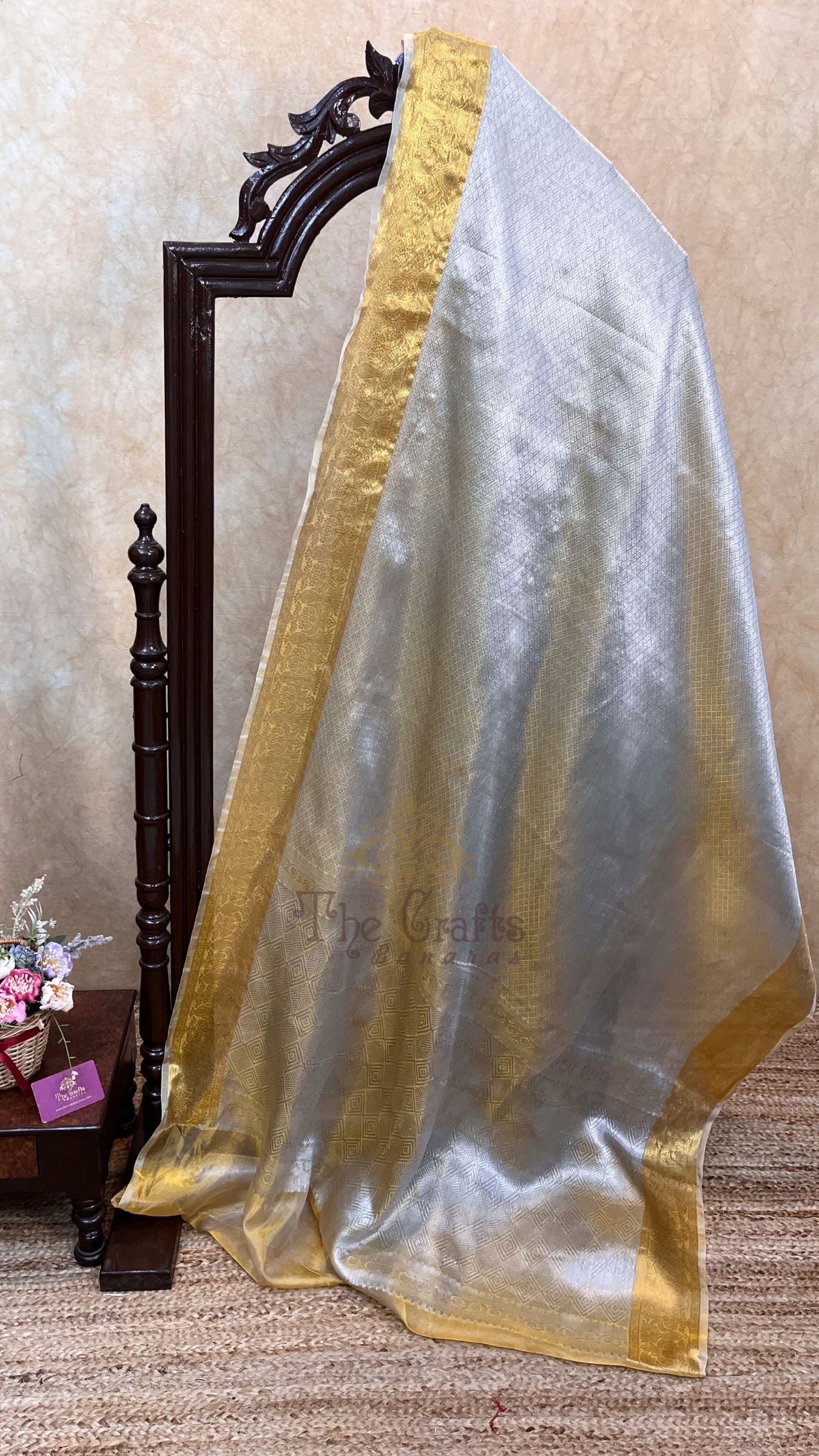 Pure Tissue Silk Brocade Banarasi Saree