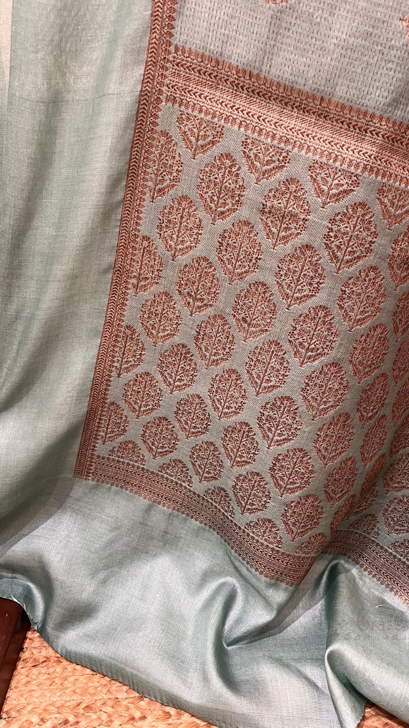 Pure Tussar Silk Banarasi Saree
