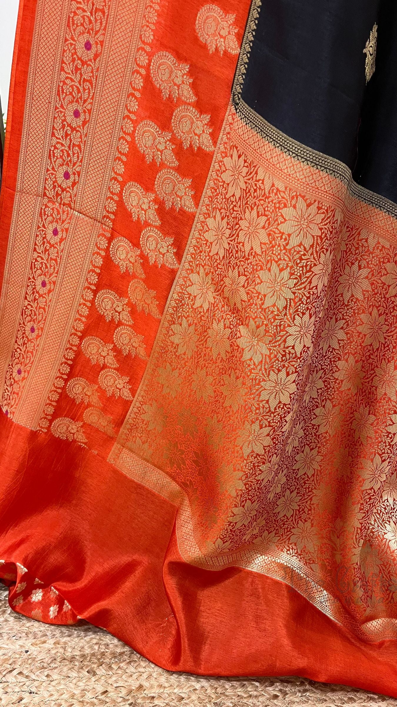 Pure Dupion Silk Banarasi Saree