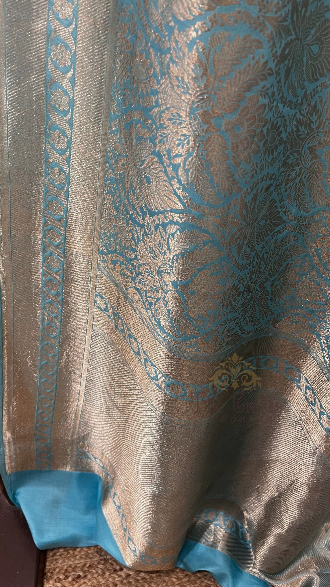 Pure Katan Silk Handloom Banarasi Saree - Tanchui Brocade