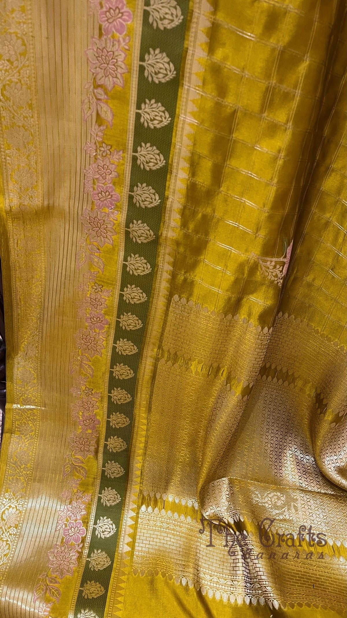 Pure Mango Silk Handloom Banarasi Saree