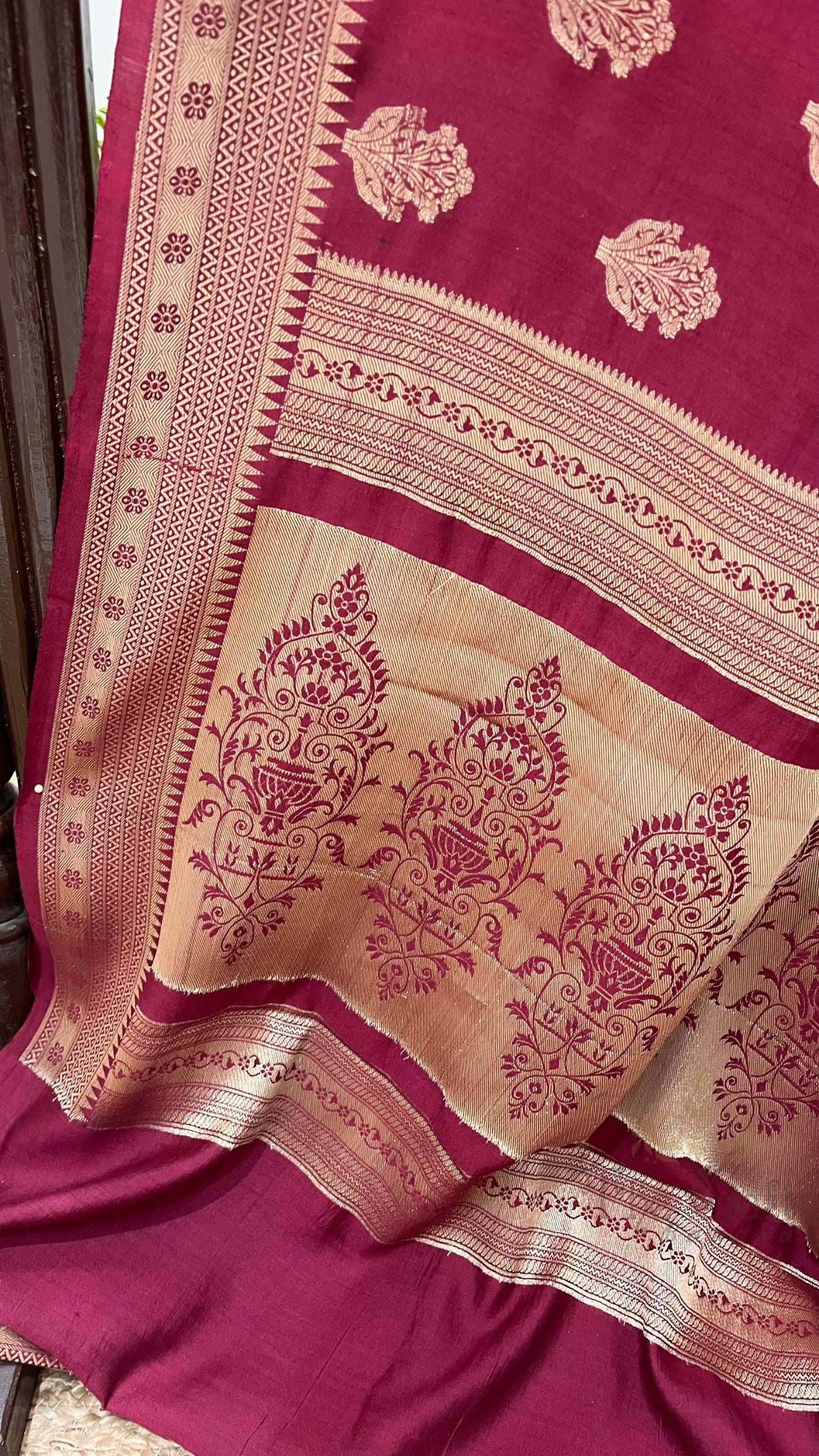 Pure Chiniya Silk Banarasi Saree