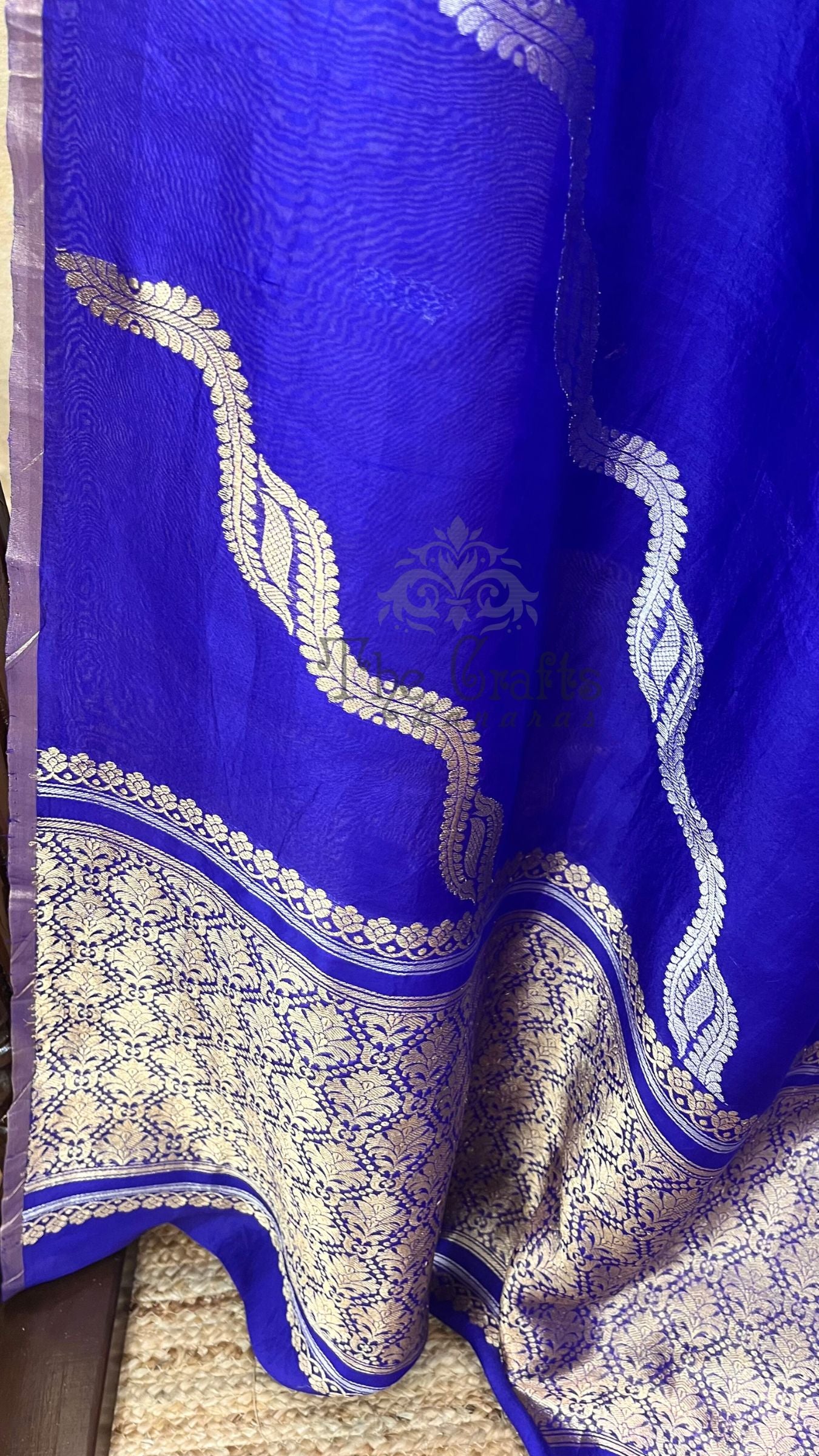 Pure Kora Silk Handloom Banarasi Saree