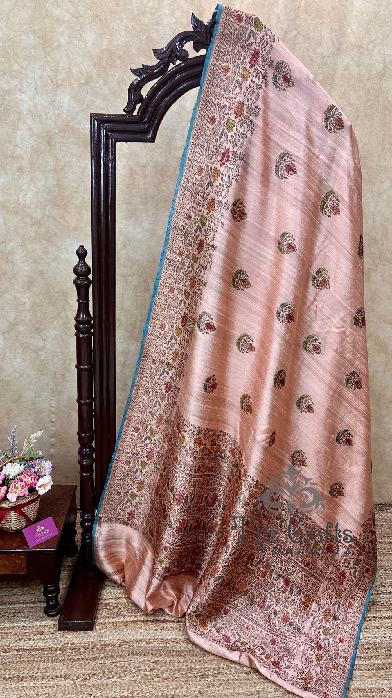 Pure Raw Silk Handloom Banarasi Saree