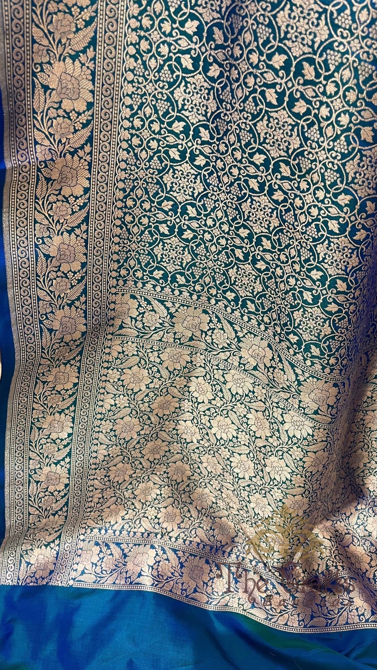 Pure Katan Silk Handloom Banarasi Saree - Tanchui Brocade