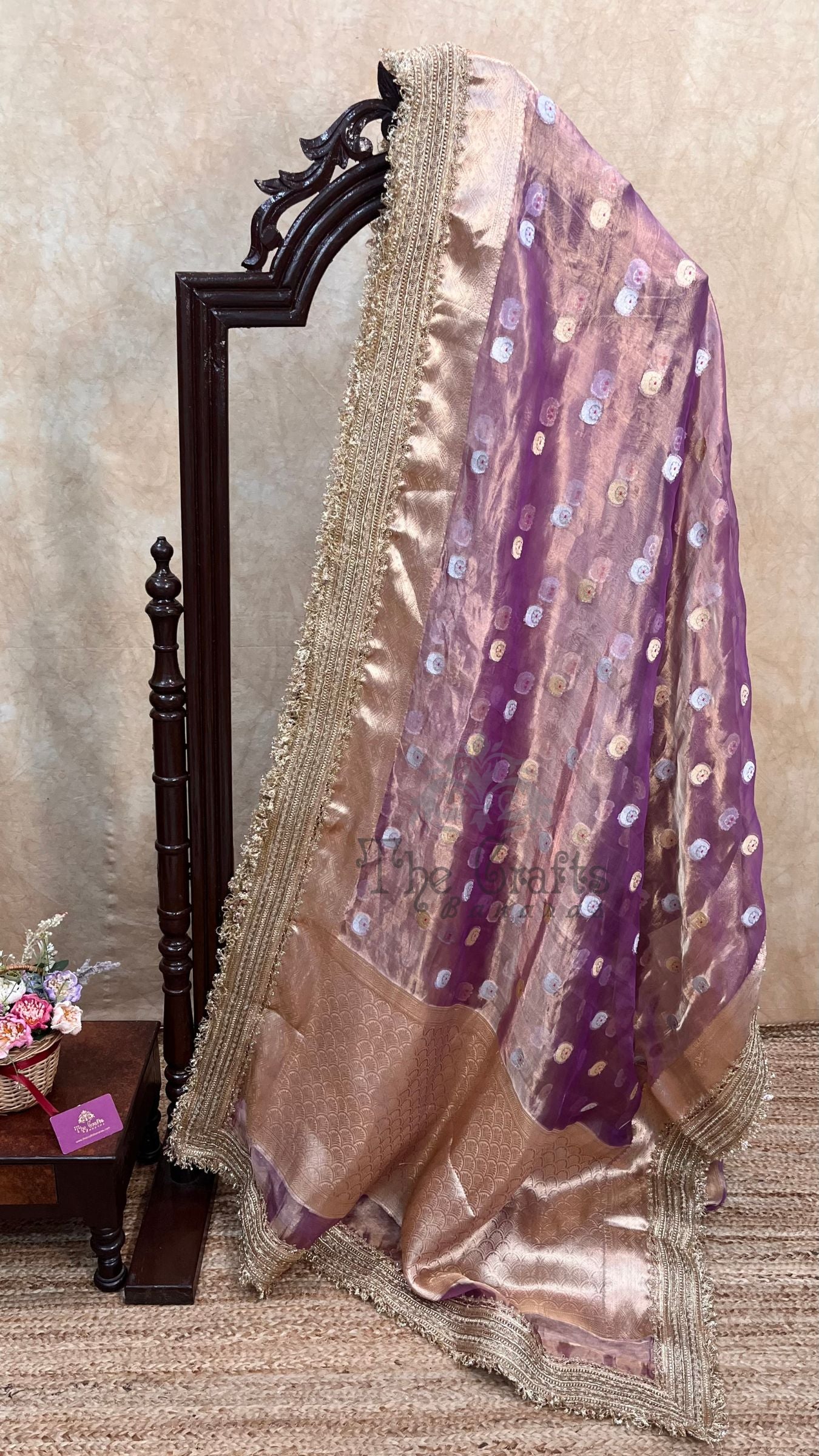 Pure Kora Tissue Silk Banarasi Saree