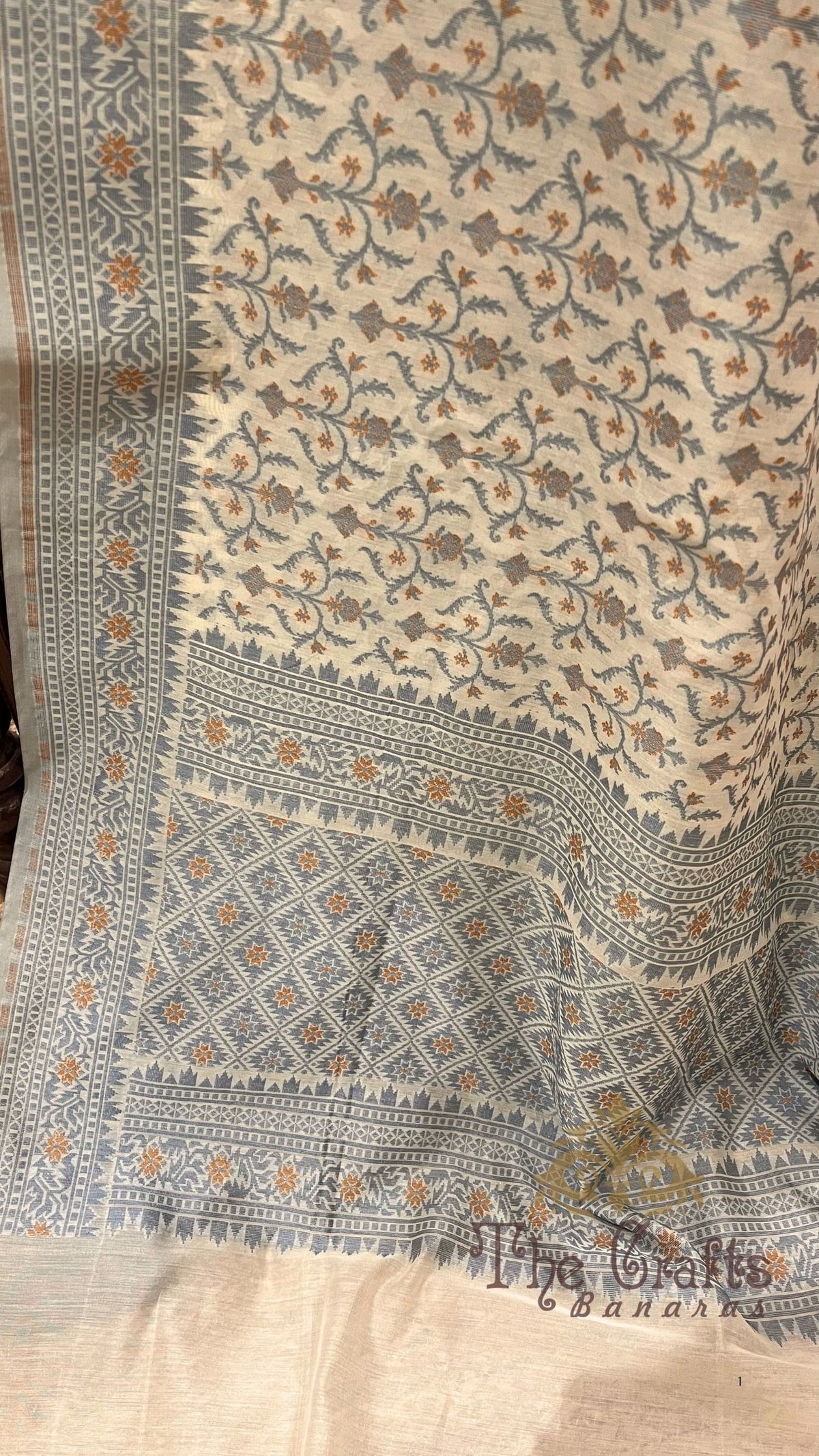 Pure Cotton Patola Reshmi Zari Banarasi Saree