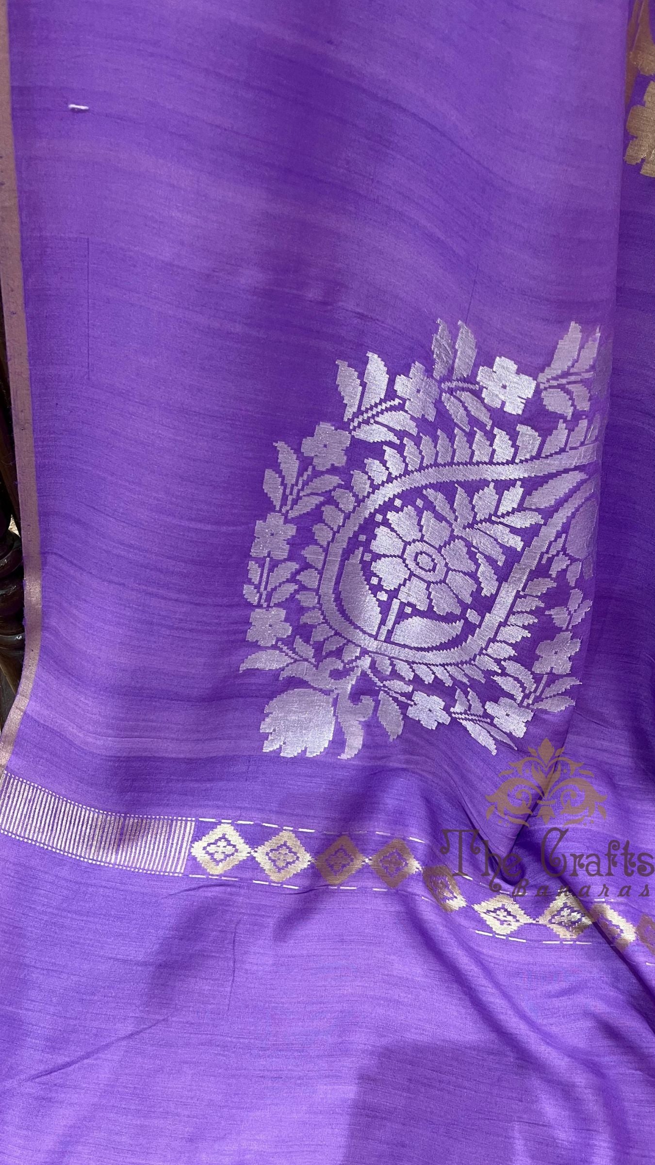 Pure Munga Silk Handloom Banarasi Saree