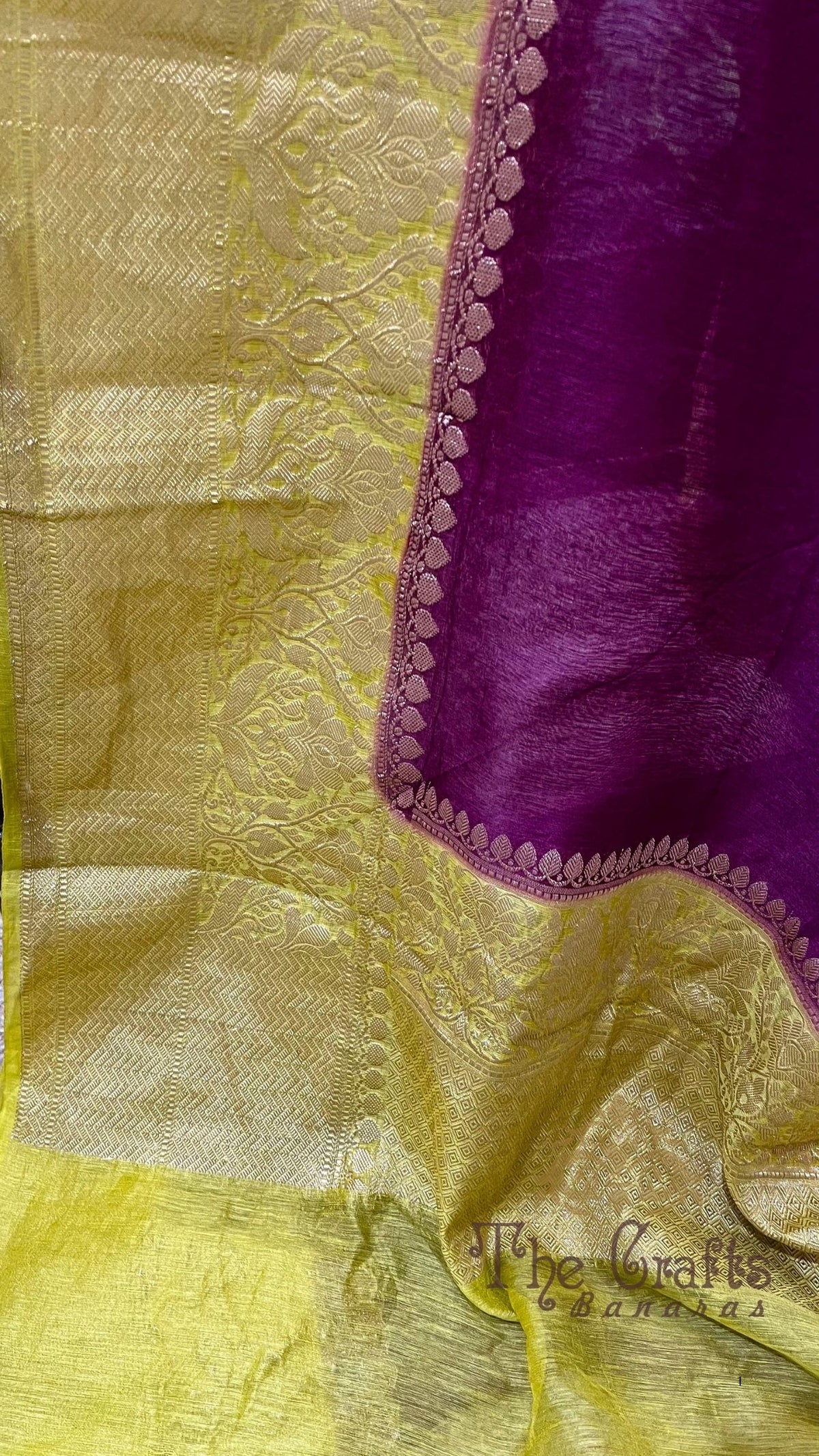 Pure Linen Banarasi Saree