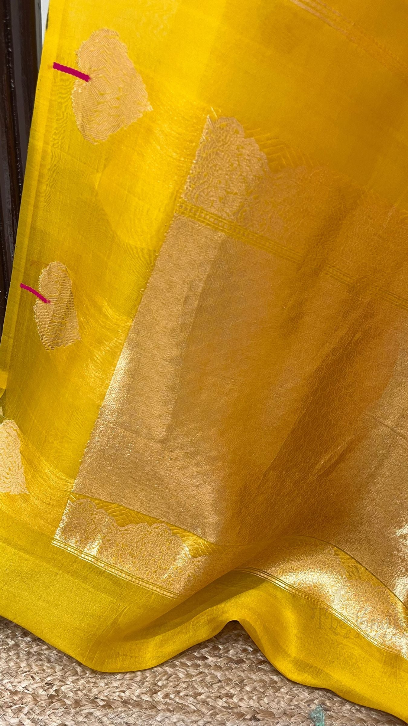 Pure Kora Silk Handloom Banarasi Saree